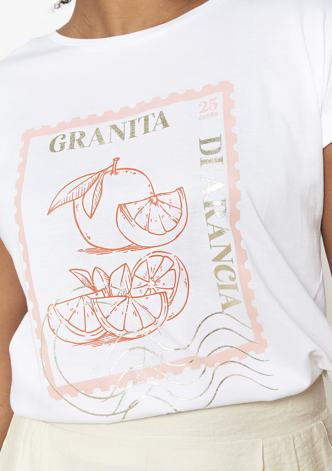 T-shirt met artwork, T-shirt met artwork - REAL WHITE - 02301643_2509