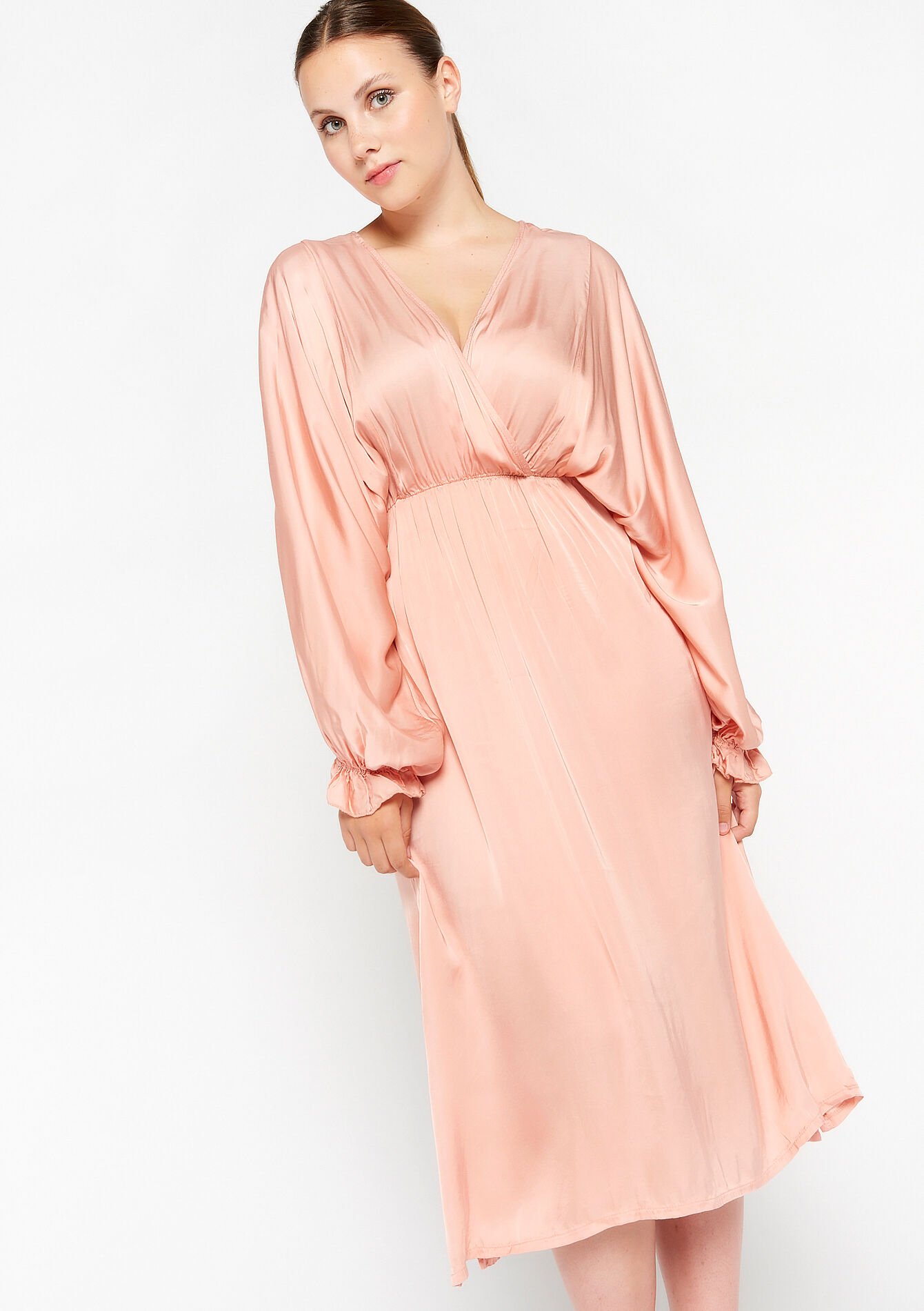 Robe cache-coeur - PASTEL PEACH - 08602048_1974