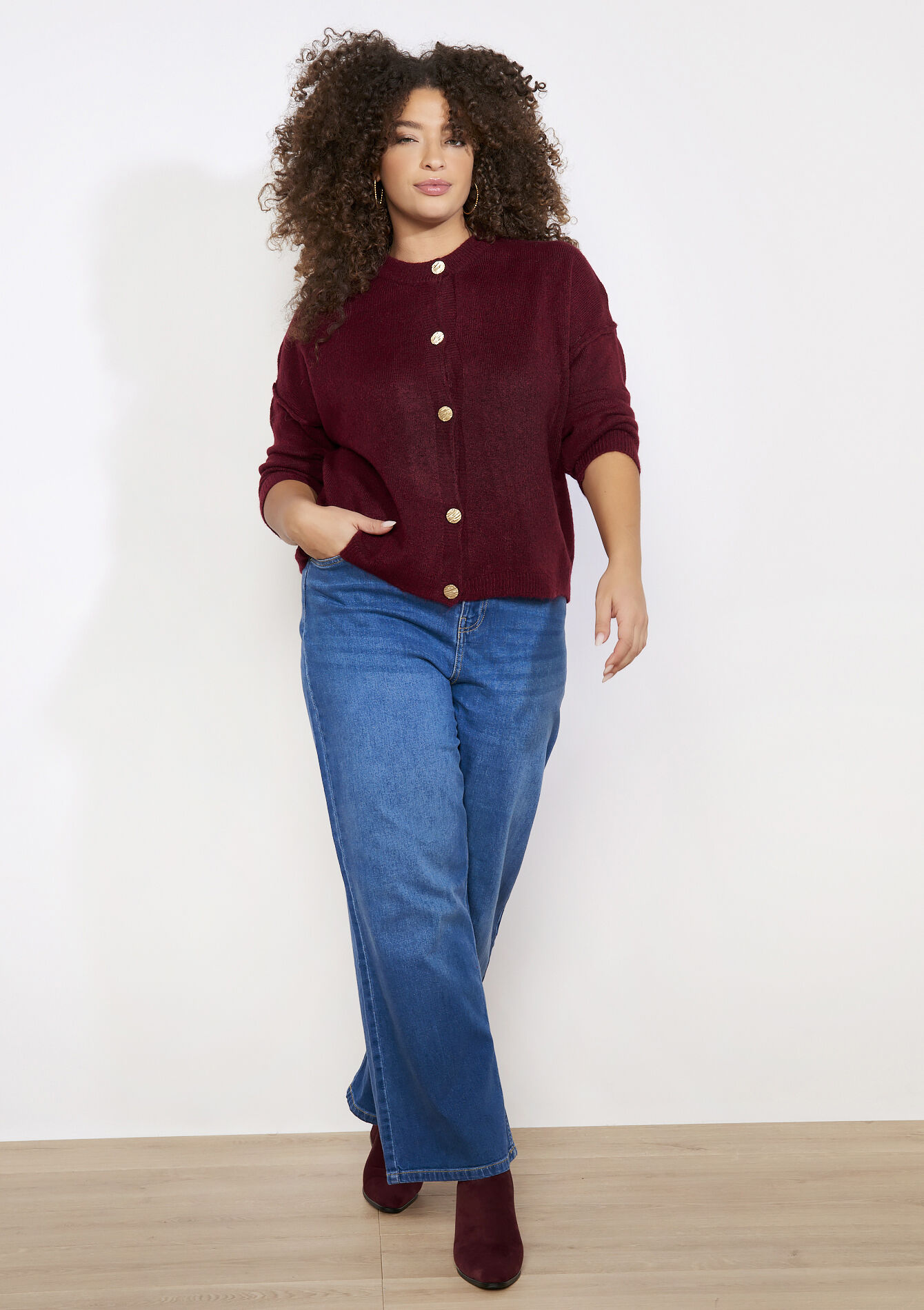 Jean taille haute large, Jean taille haute large, , detail_2