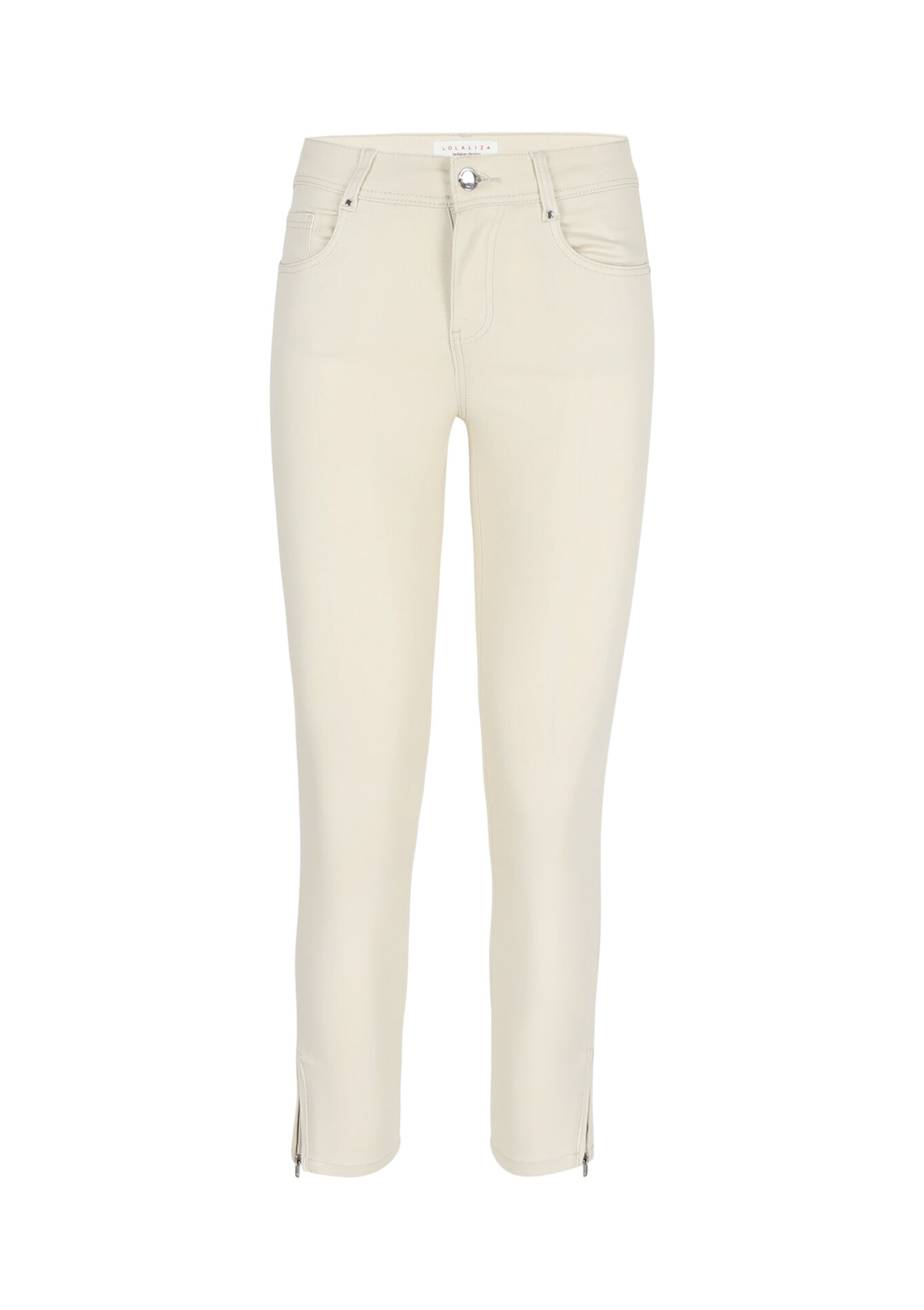 Slimfit broek - LT BEIGE - 06004457_2527
