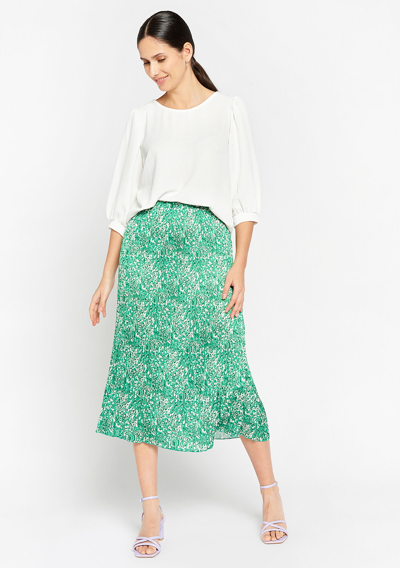 Blouse à manches courtes, Blouse à manches courtes - OPTICAL WHITE - 05702140_1019