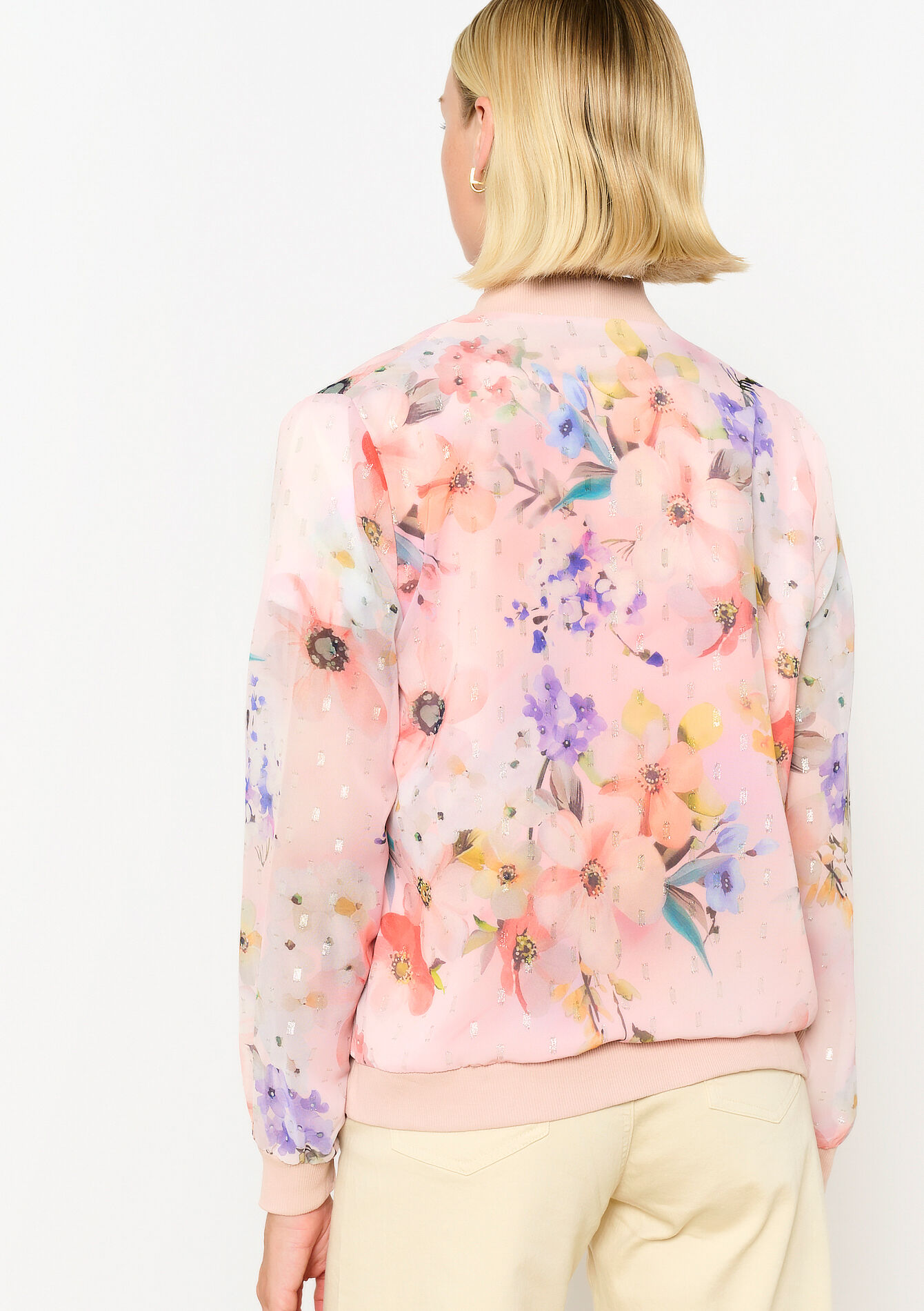 Jasje met bloemen, Jasje met bloemen - LIGHT PINK - 09100957_1303