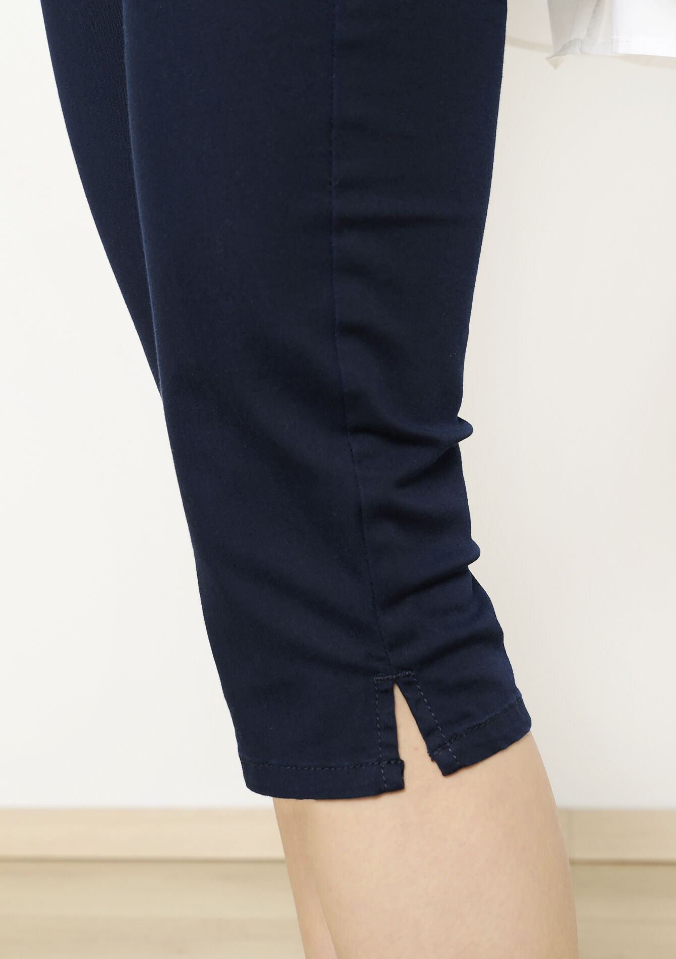 Slim fit capribroek - NAVY BASIC - 06004554_2723