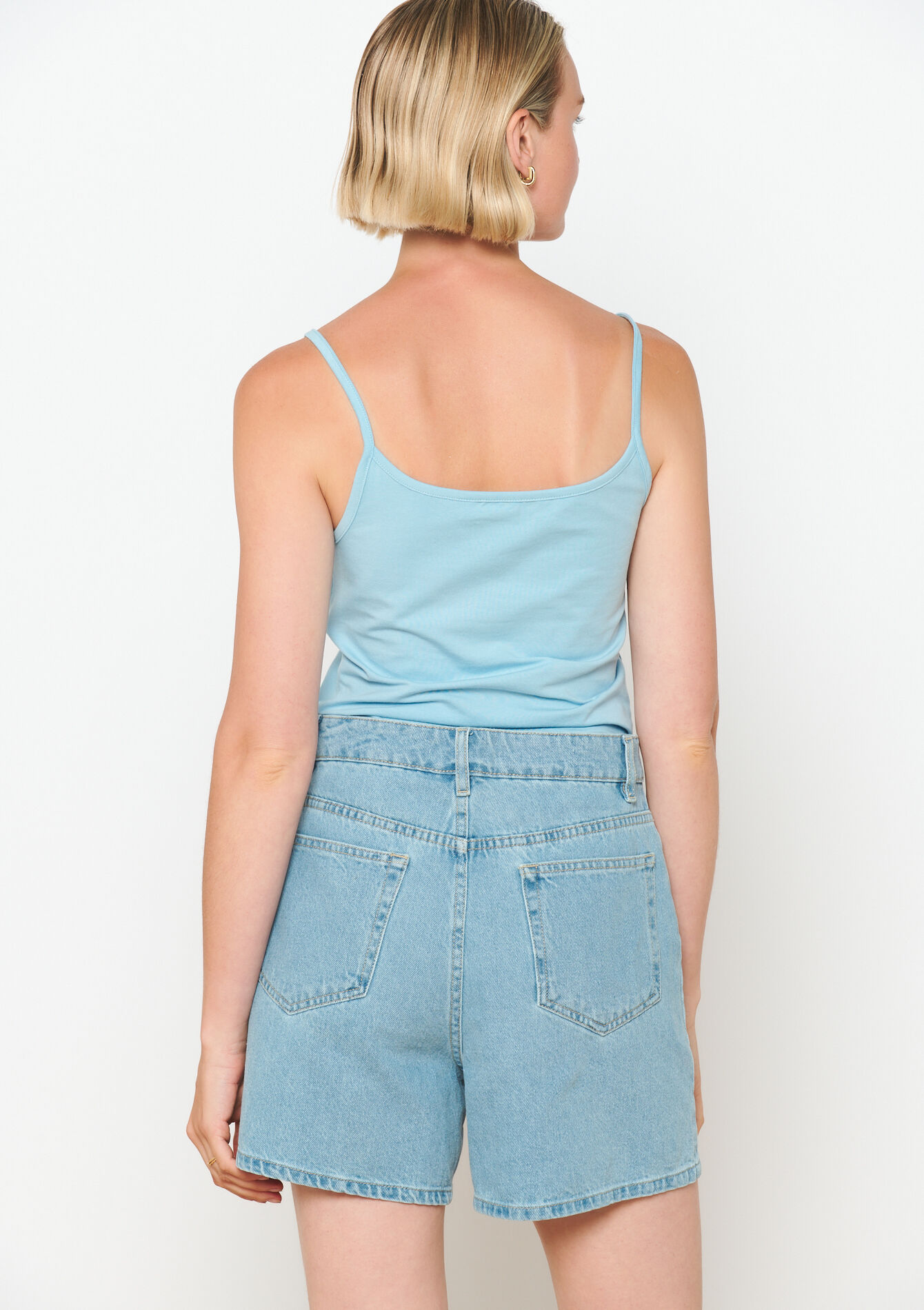 Top met spaghetti-bandjes, Top met spaghetti-bandjes - BLUE PASTEL - 02200377_3003