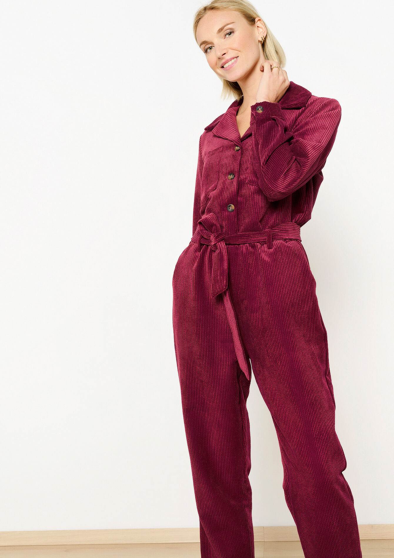 Combinaison en velours côtelé, Combinaison en velours côtelé - BORDEAUX WINE - 06004563_5514