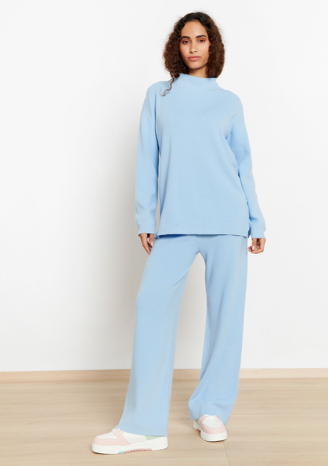 Knitted pullover, Knitted pullover - LIGHT BLUE - 15100246_1709