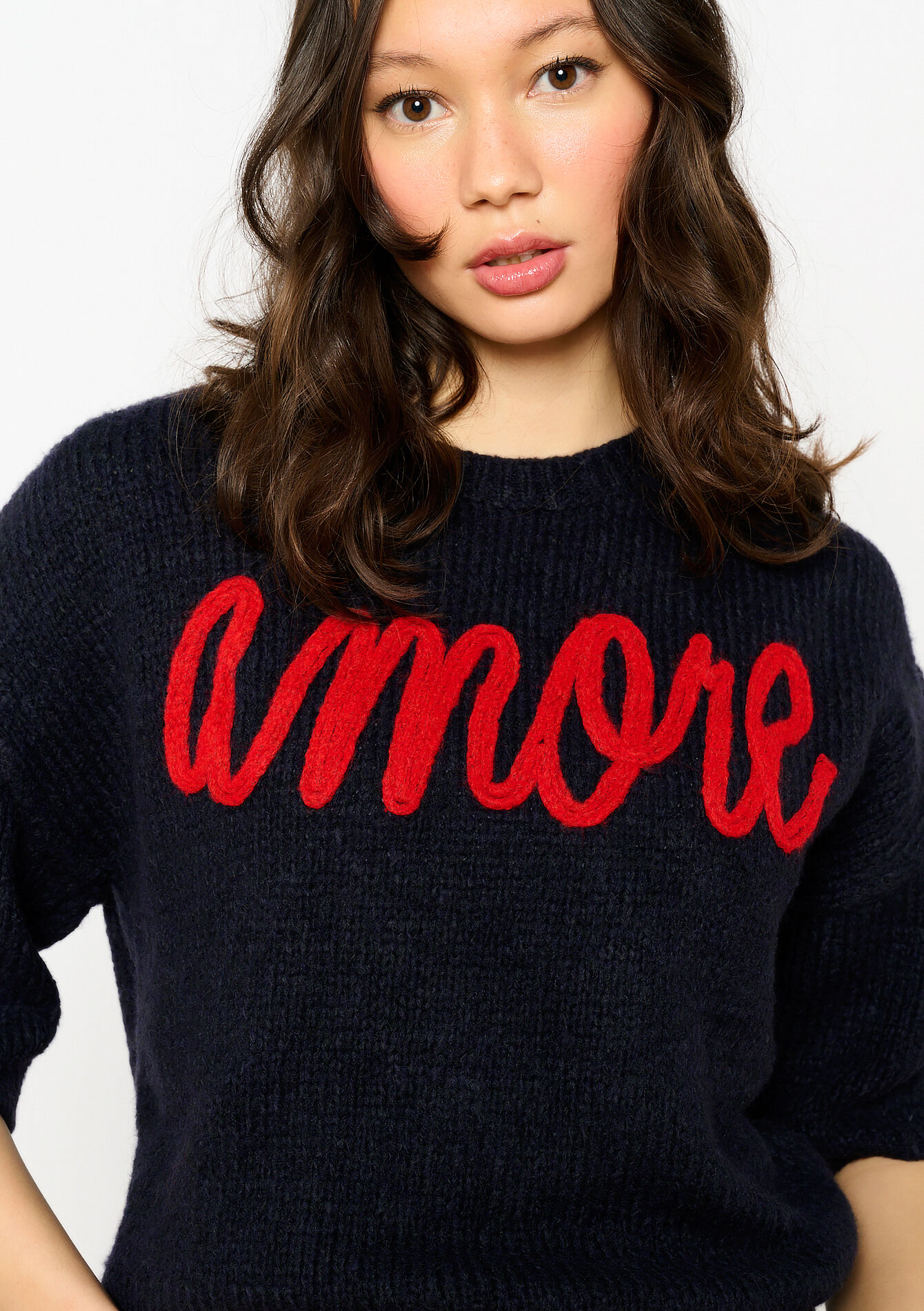 Pullover avec lettrage, Pullover avec lettrage - NAVY BASIC - 04006849_2723