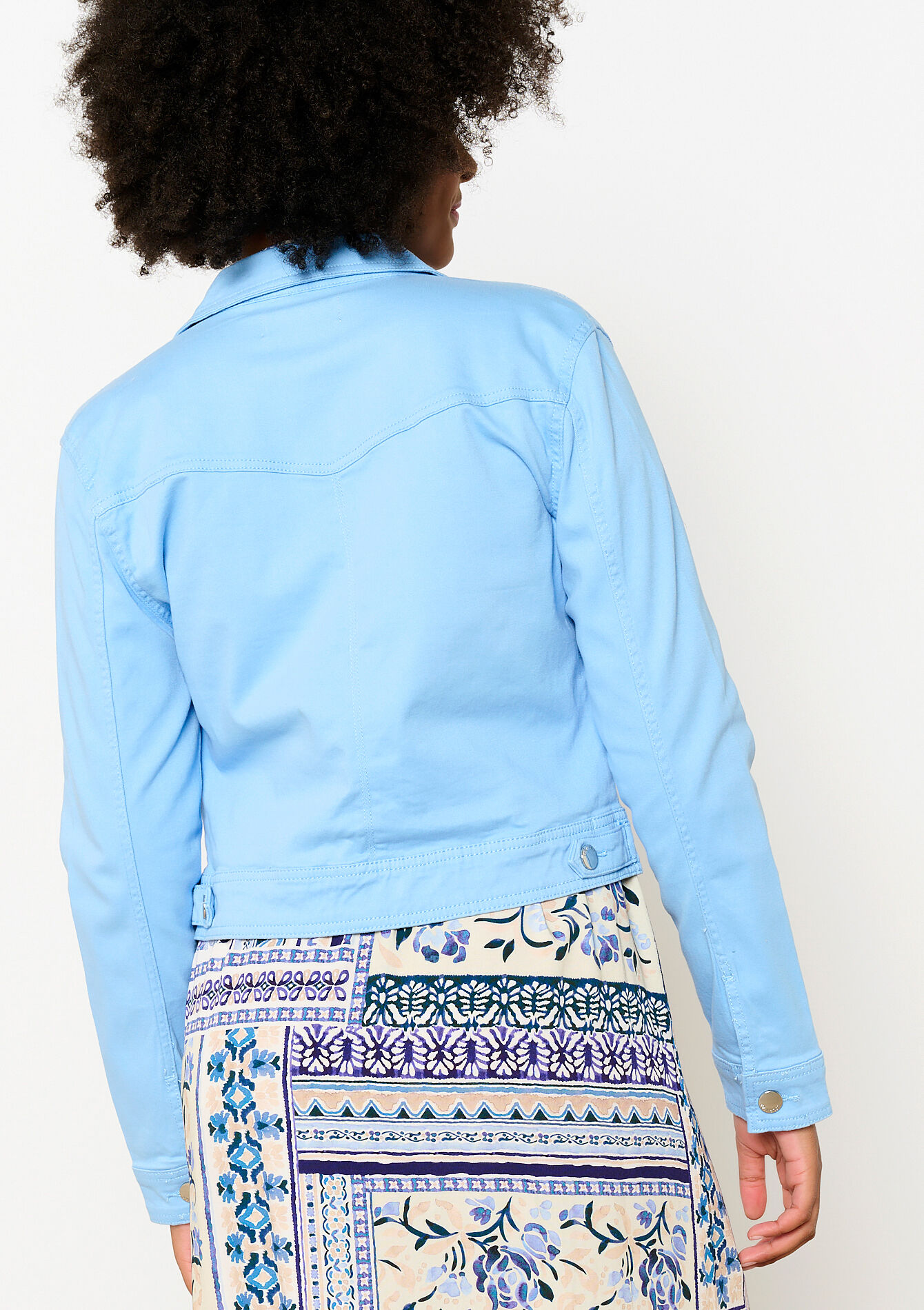 Jacket in twill - BLUE SKY - 1089452
