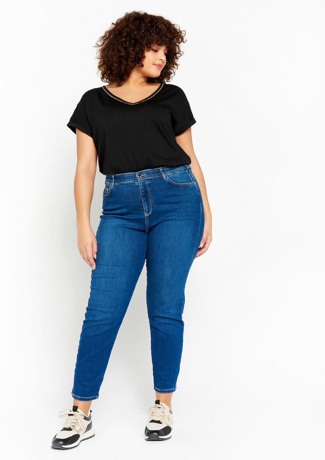 Jean slim multitaille - DARK BLUE - 22000435_0501