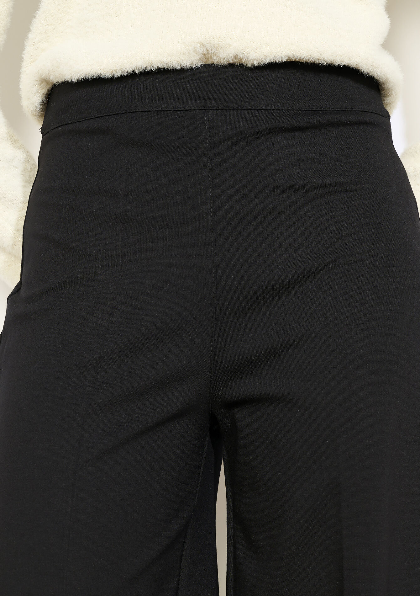Pantalon évasé chic, Pantalon évasé chic - BLACK - 06601049_1119