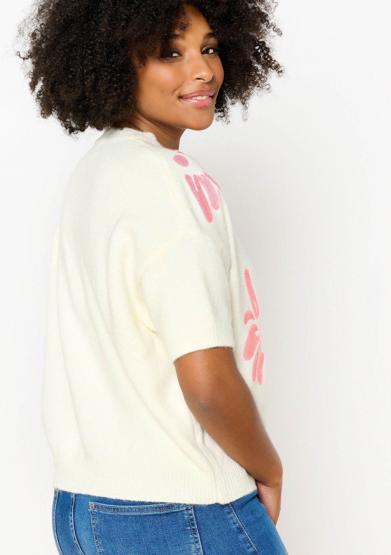 Geborduurde bloemen trui, Geborduurde bloemen trui - OFFWHITE - 04006843_1001