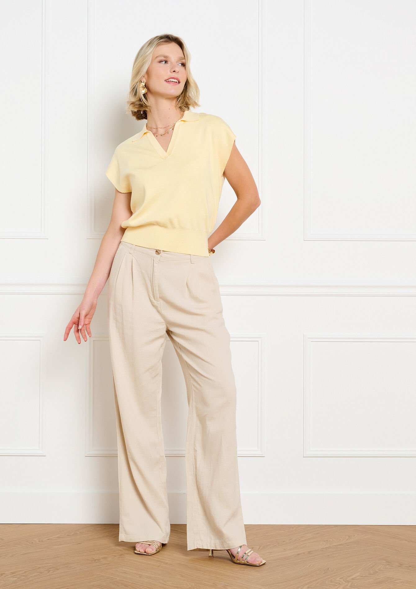 Soepele wijde broek, Soepele wijde broek, , hi-res