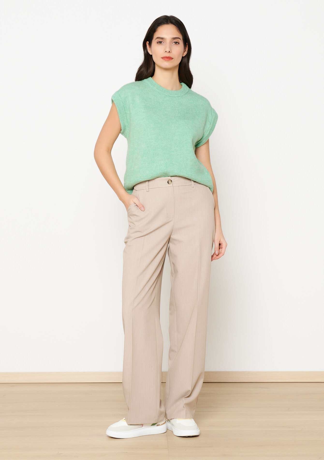 Pantalon de tailleur, Pantalon de tailleur - BEIGE SAND - 06100693_1940