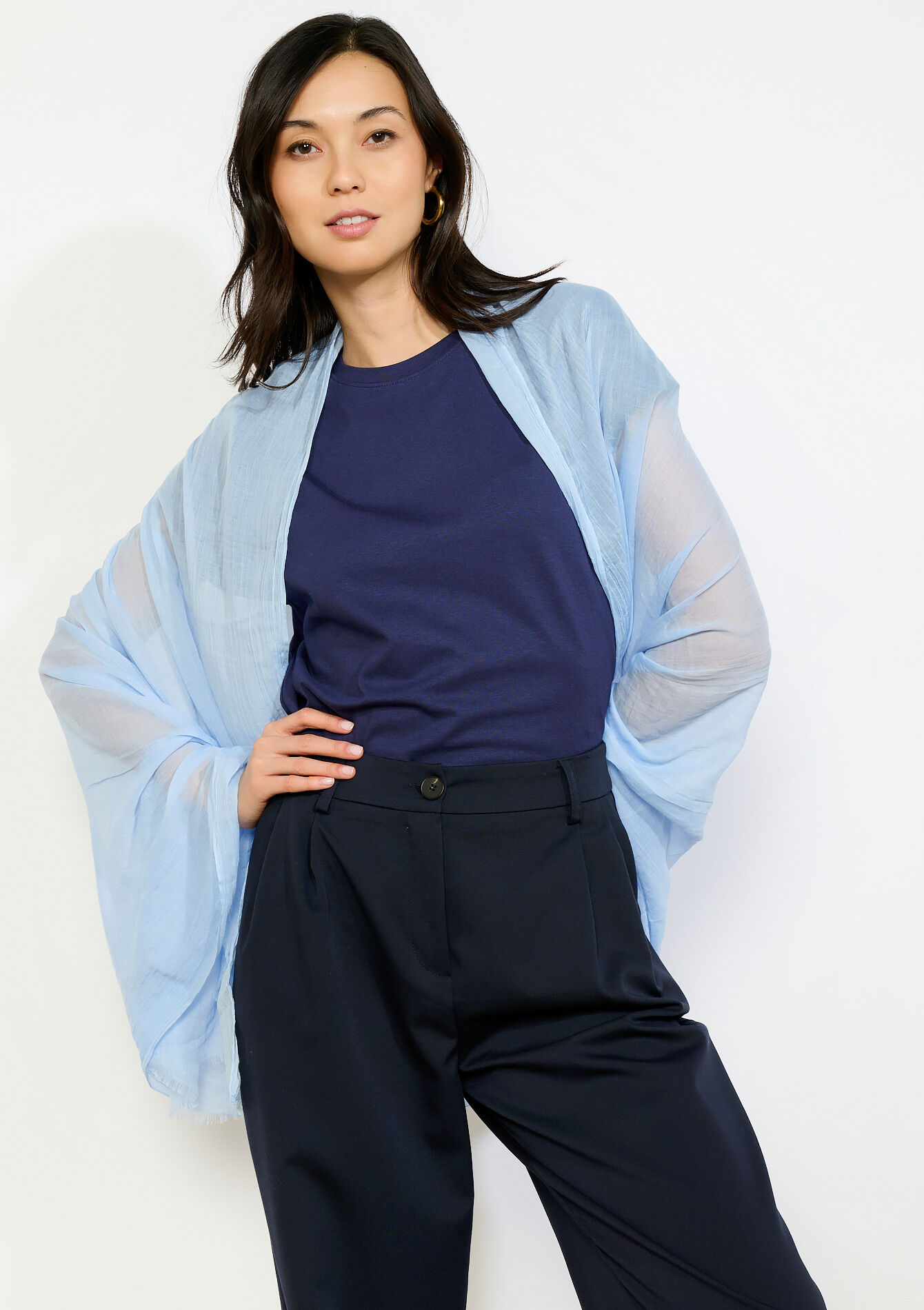 Luchtige sjaal, , detail_model