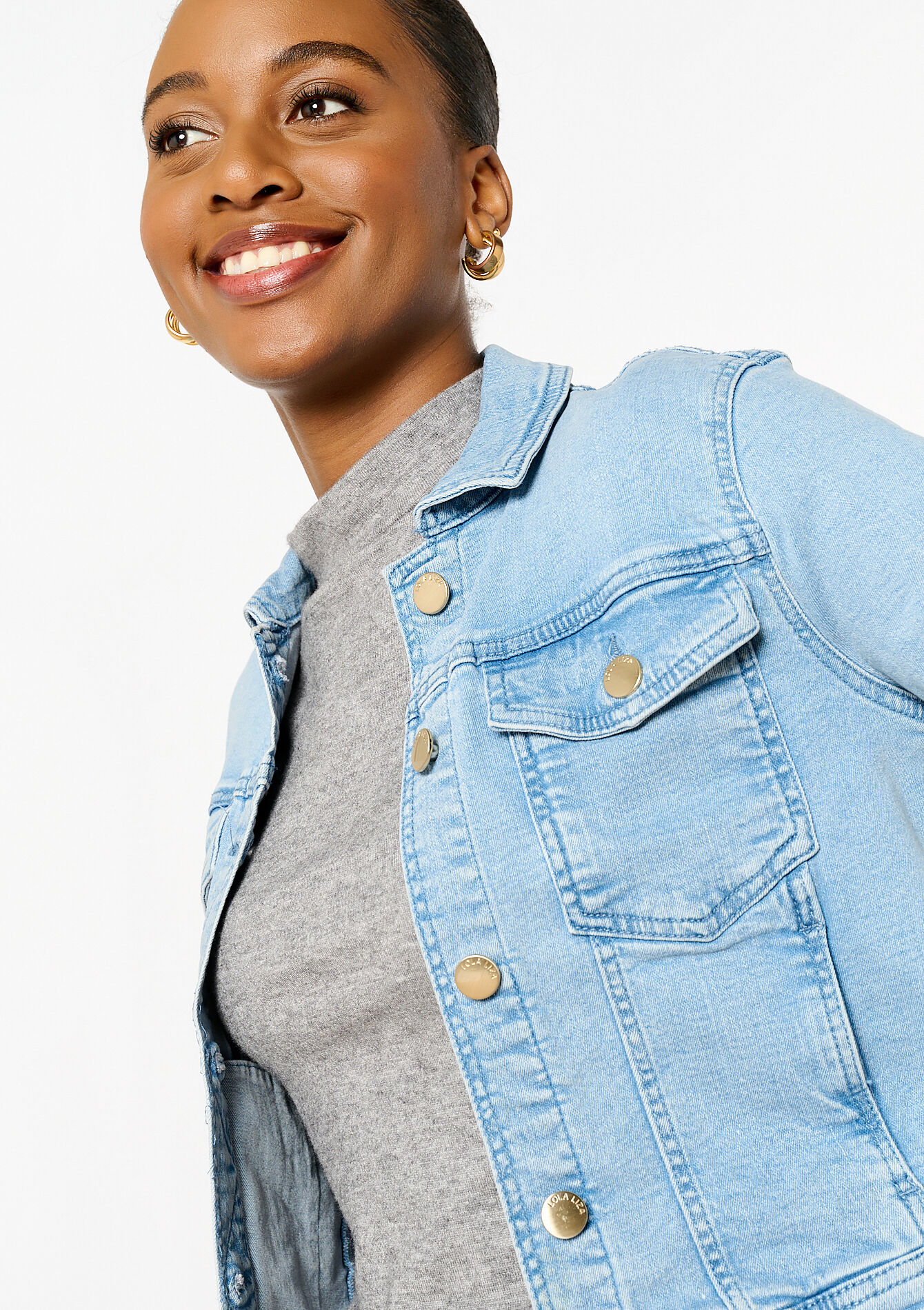 Denim jas - LIGHT BLUE JEANS - 09100866_91