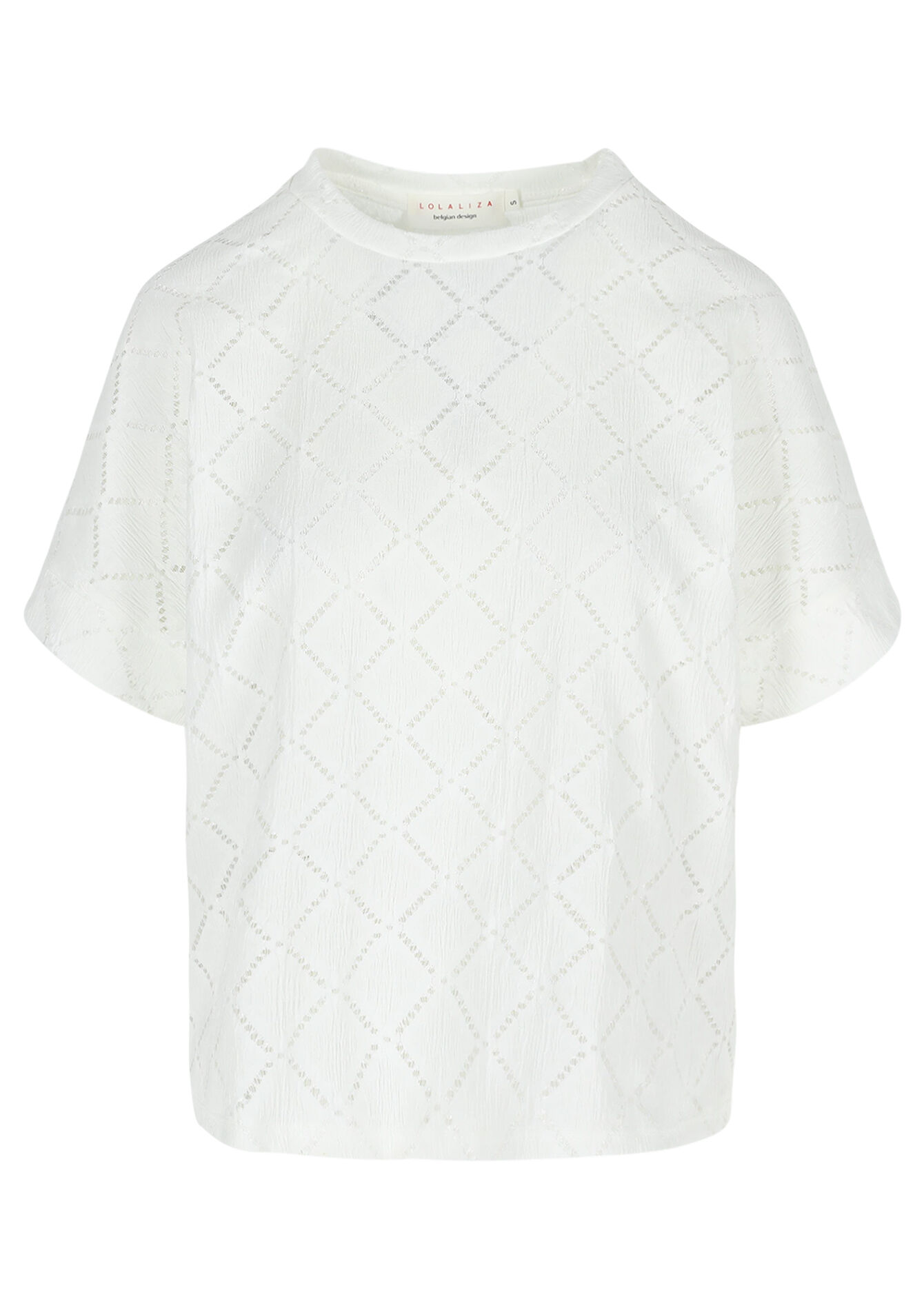 T-shirt ajouré graphique - OFFWHITE - 02301794