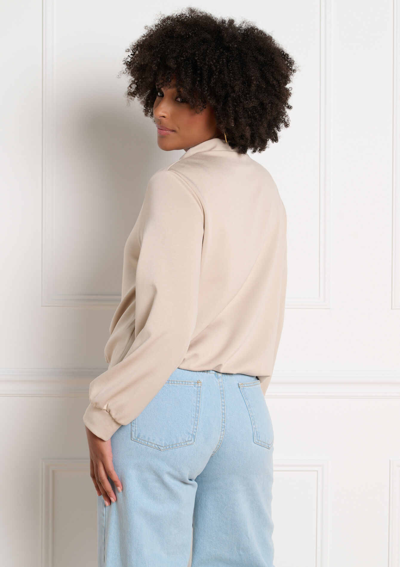 Soepele jas met rits - LT BEIGE - 15100432_2527