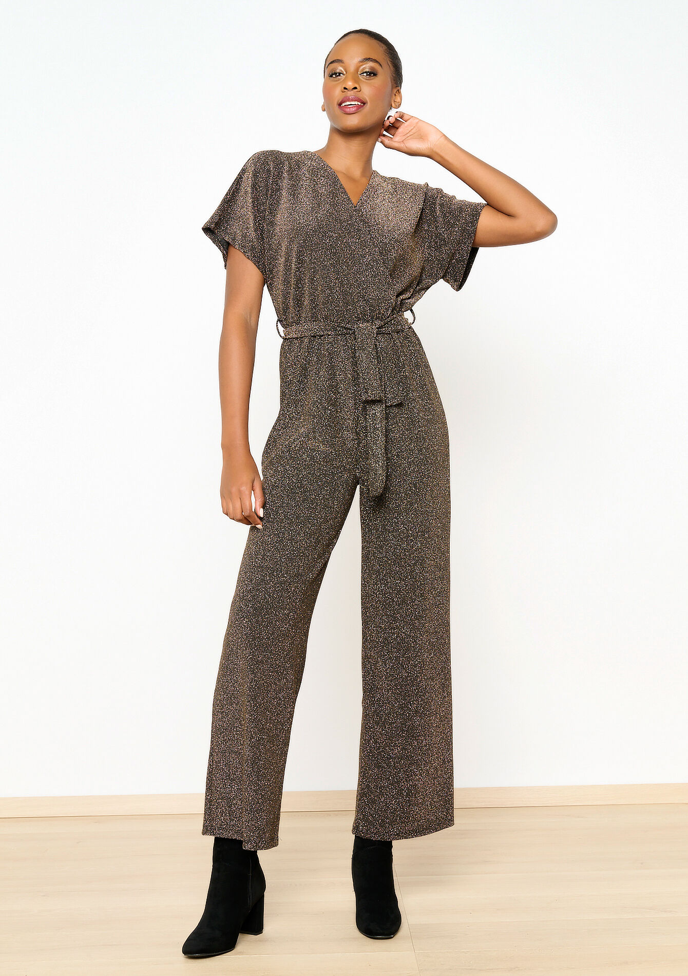 Combinaison en lurex, Combinaison en lurex - BRONZE - 06004481_1148