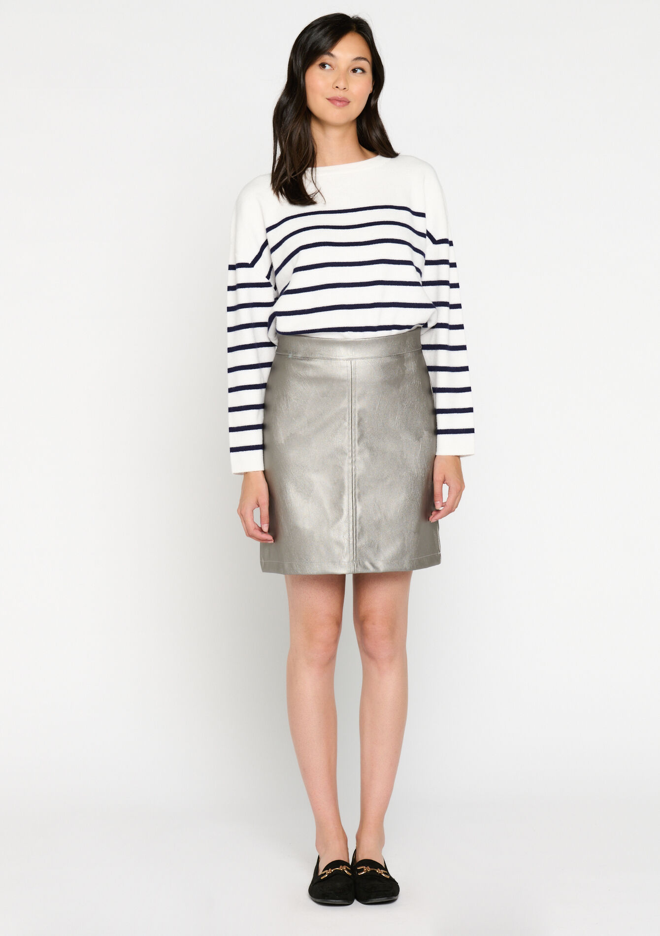 Metallic rok, Metallic rok - SILVER - 07101155_1059