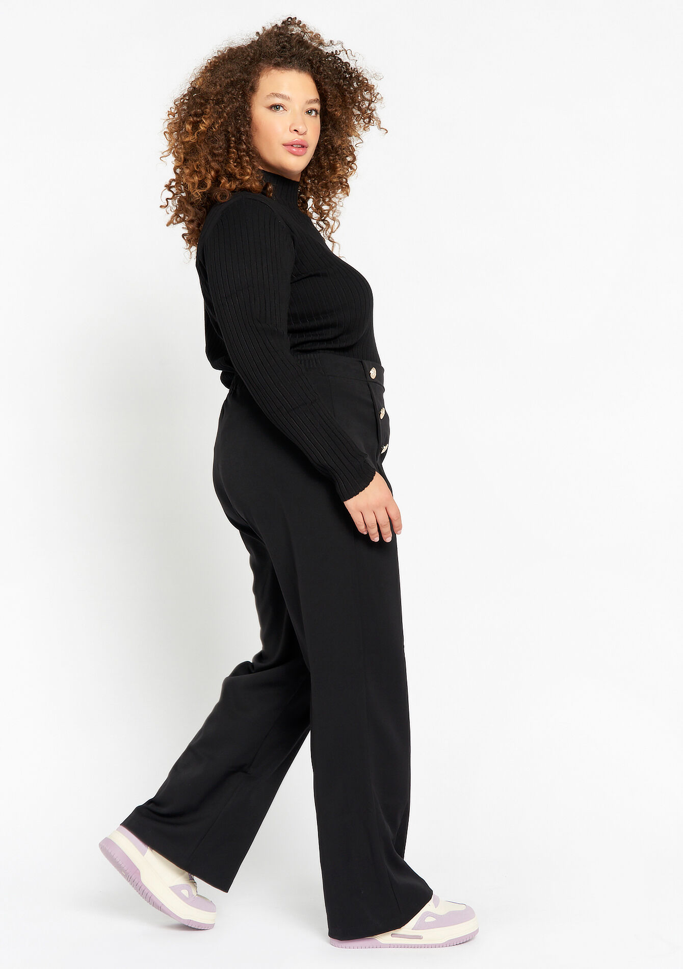 Officer trousers - BLACK - 06600787_1119