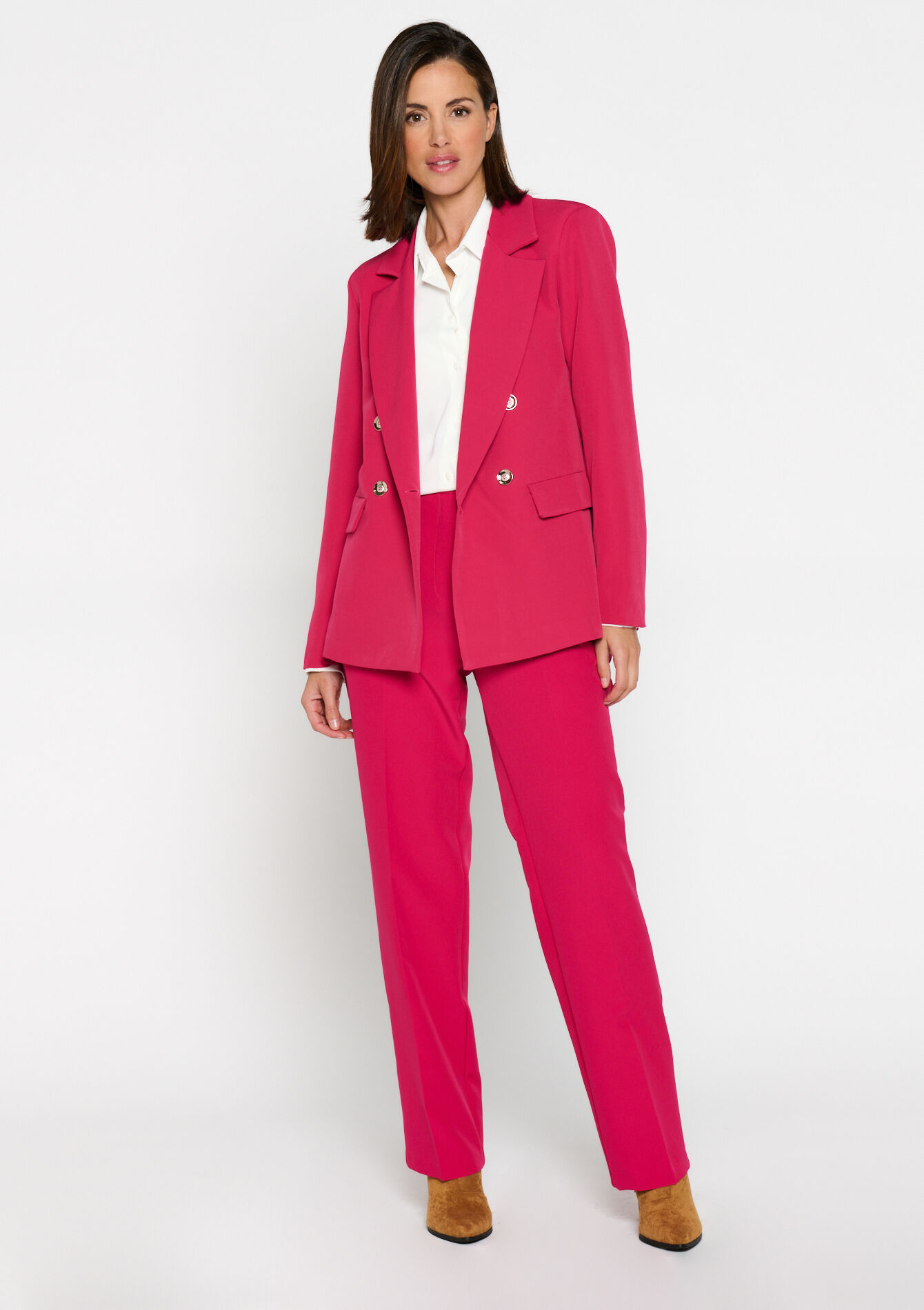 Suiting blazer - FUCHSIA - 09100837_5626