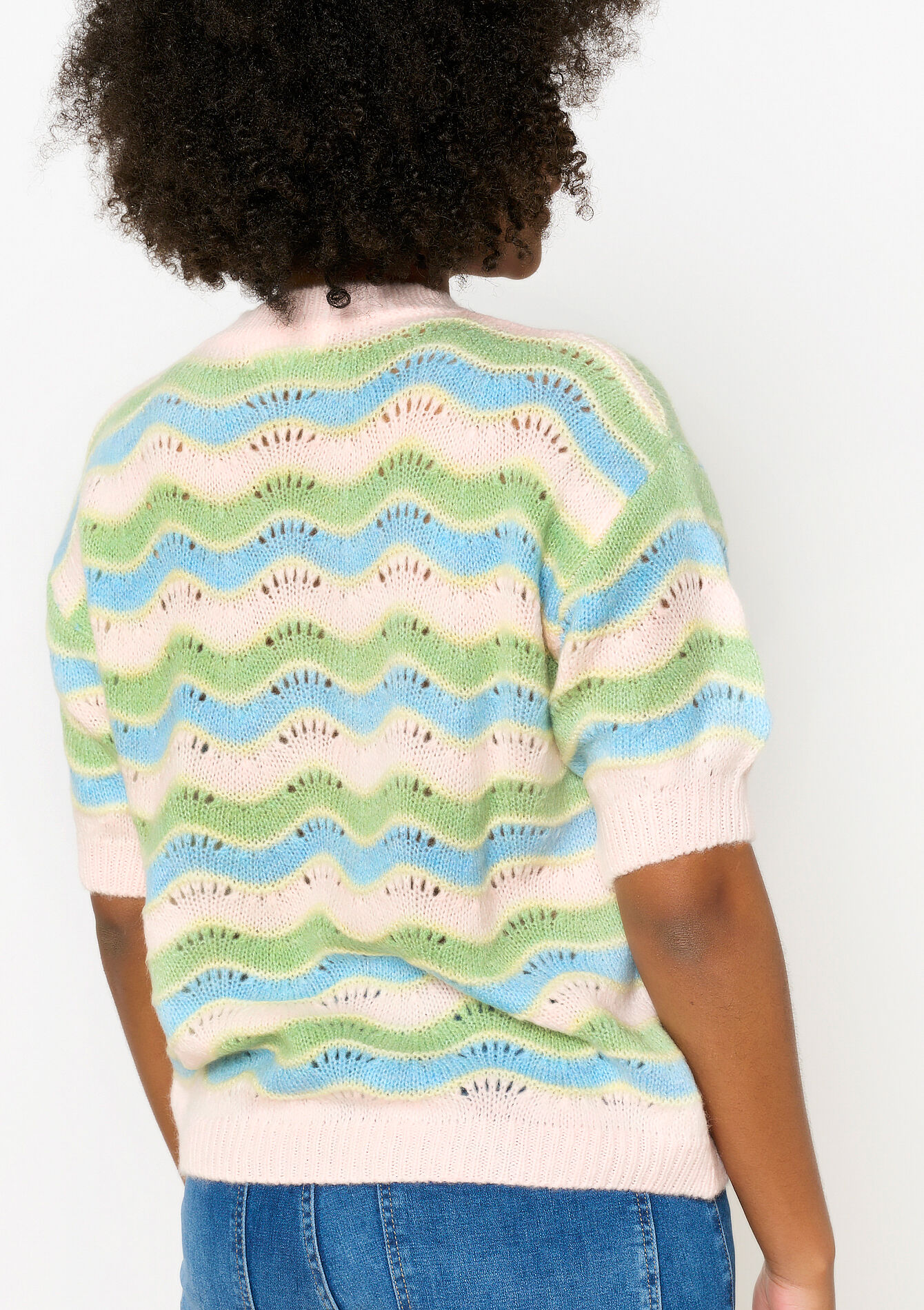 Trui met colourblock, Trui met colourblock - NUDE PINK - 04006876_1301