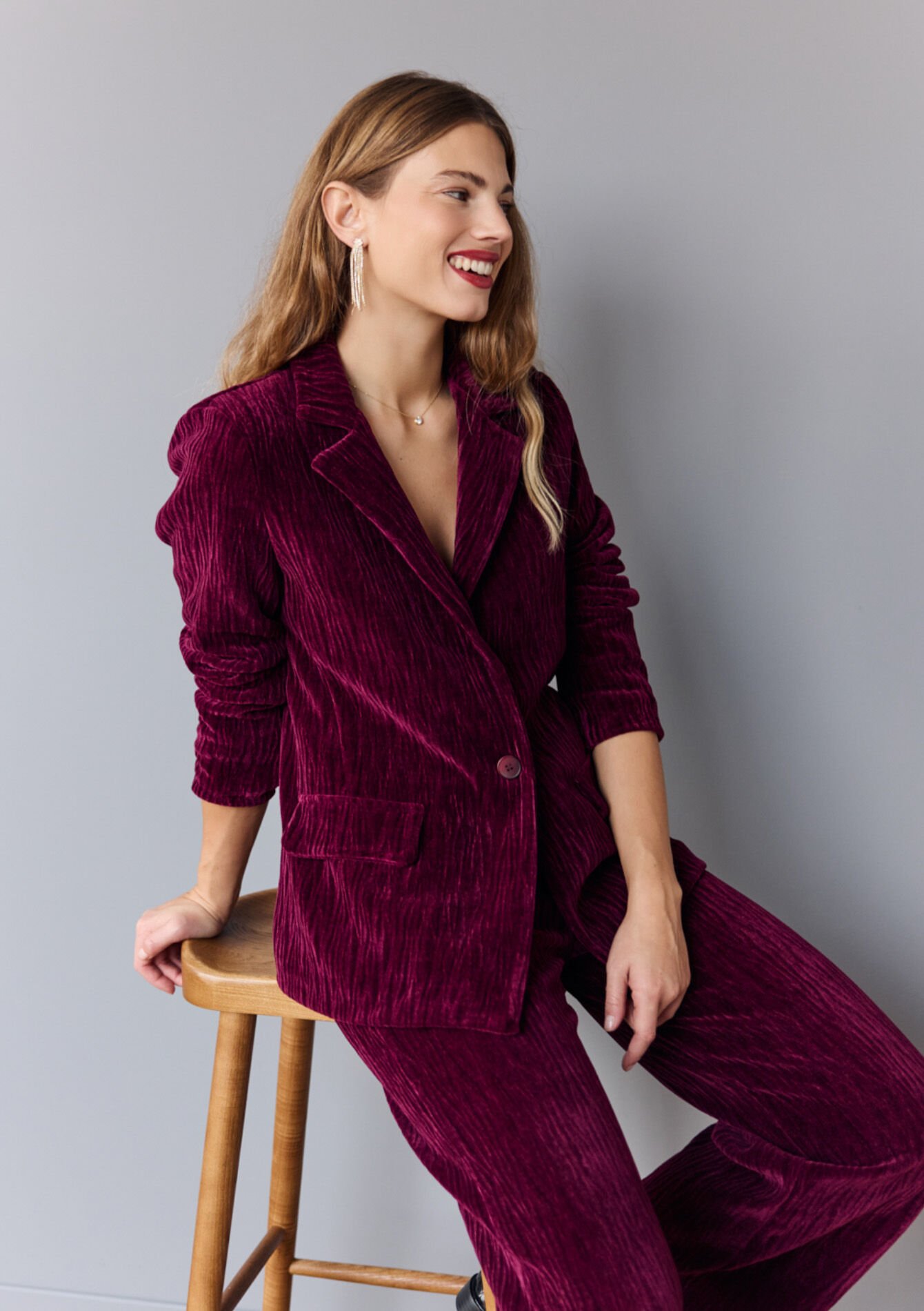 Corduroy blazer, Corduroy blazer, , back