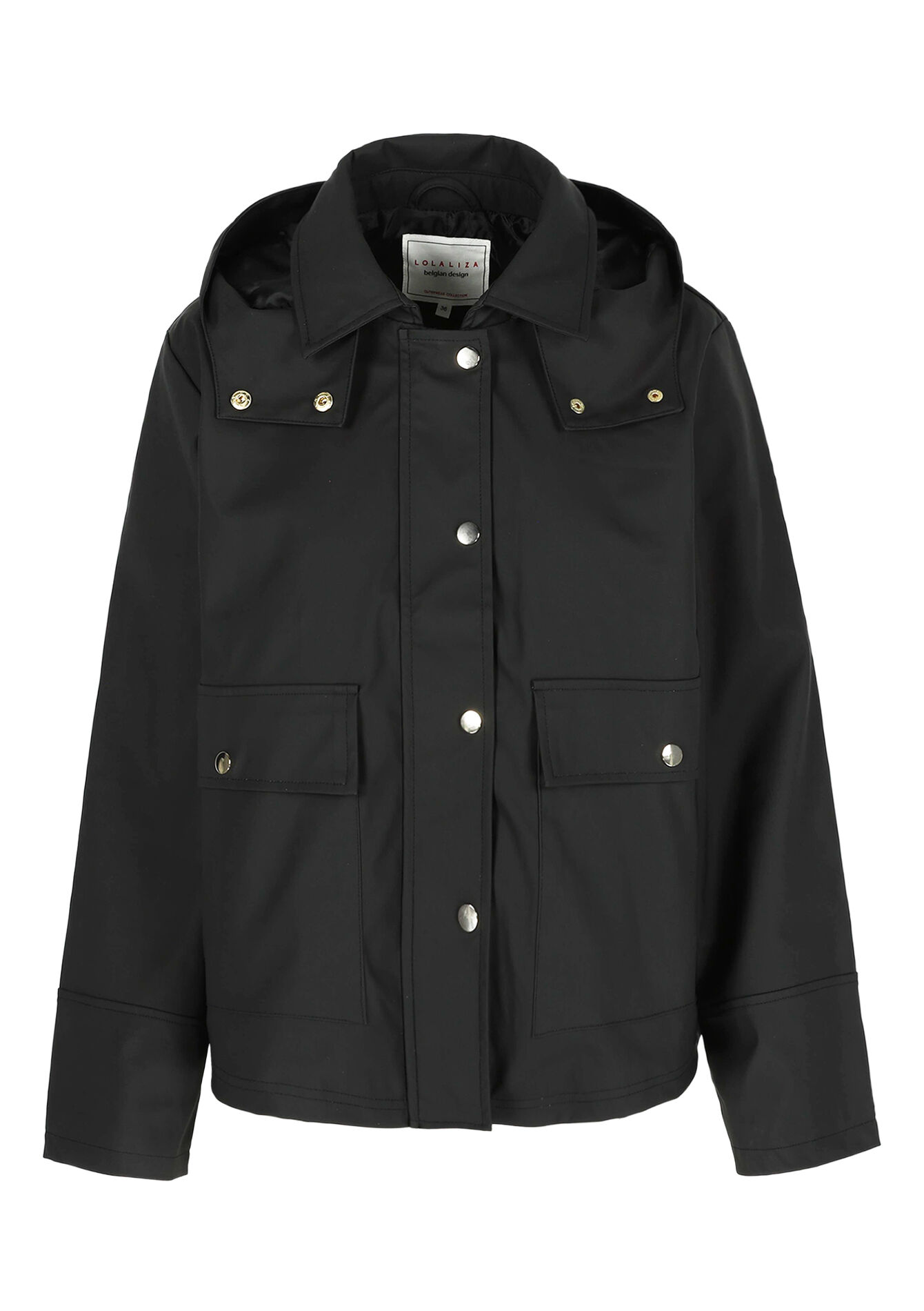 Coated parka, Coated parka - BLACK - 23000723_1119