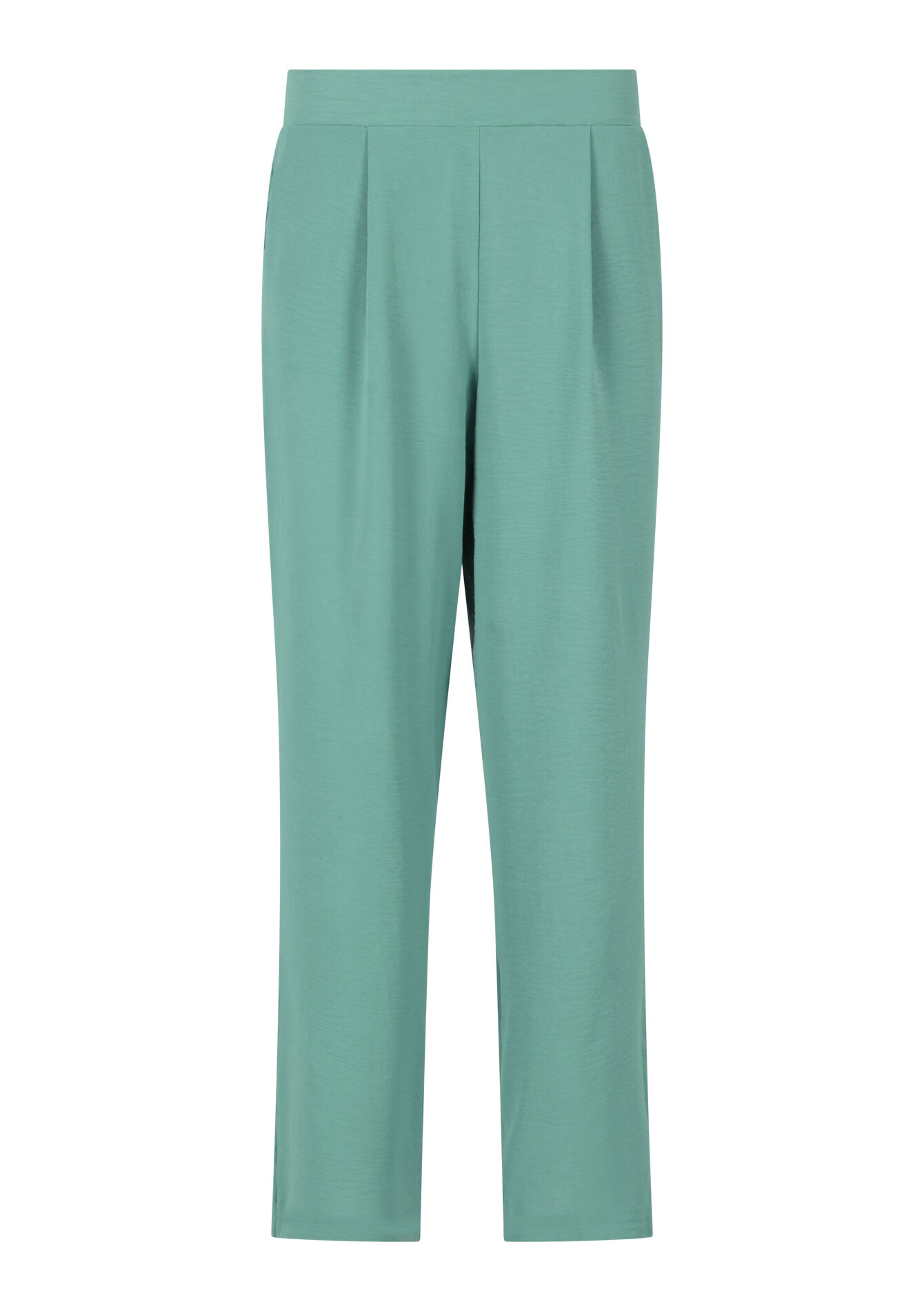 Broek met wijde pijpen - ALMOND GREEN - 06600732_1724