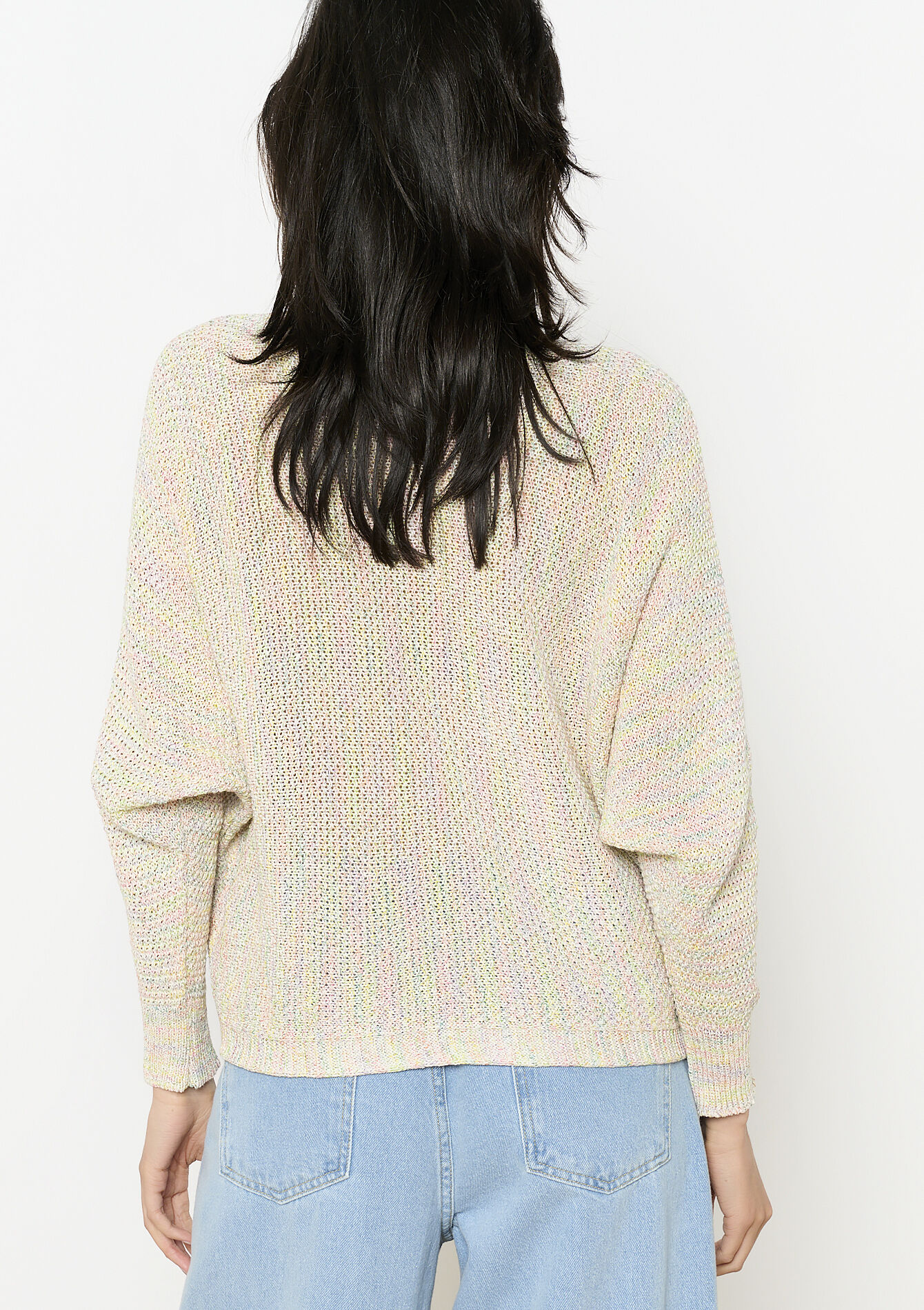 Pull doux texturé - MULTICOLOR - 04006942_1000