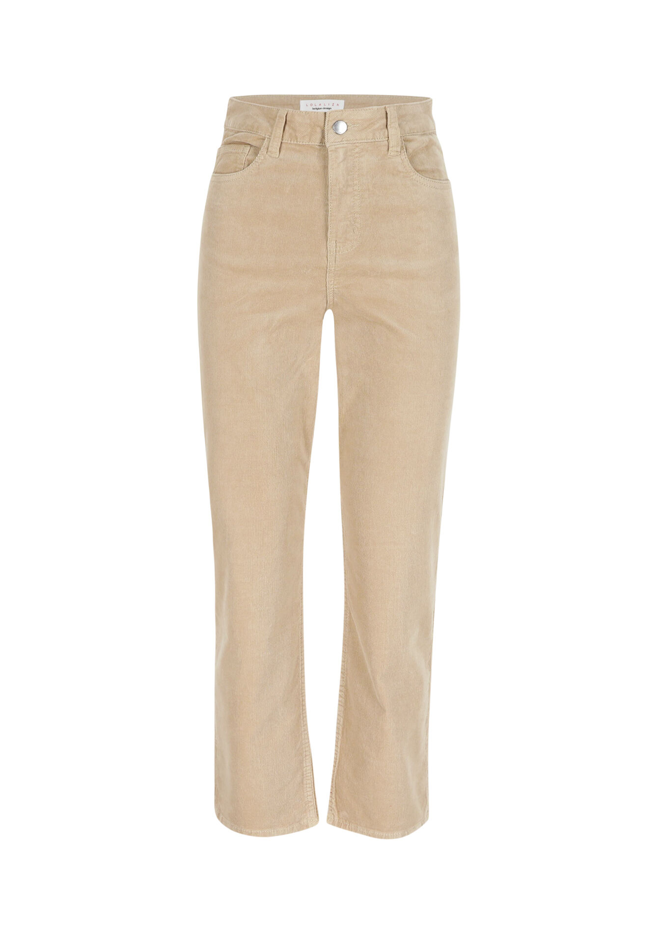 Corduroy trousers - LT BEIGE - 06004509_2527
