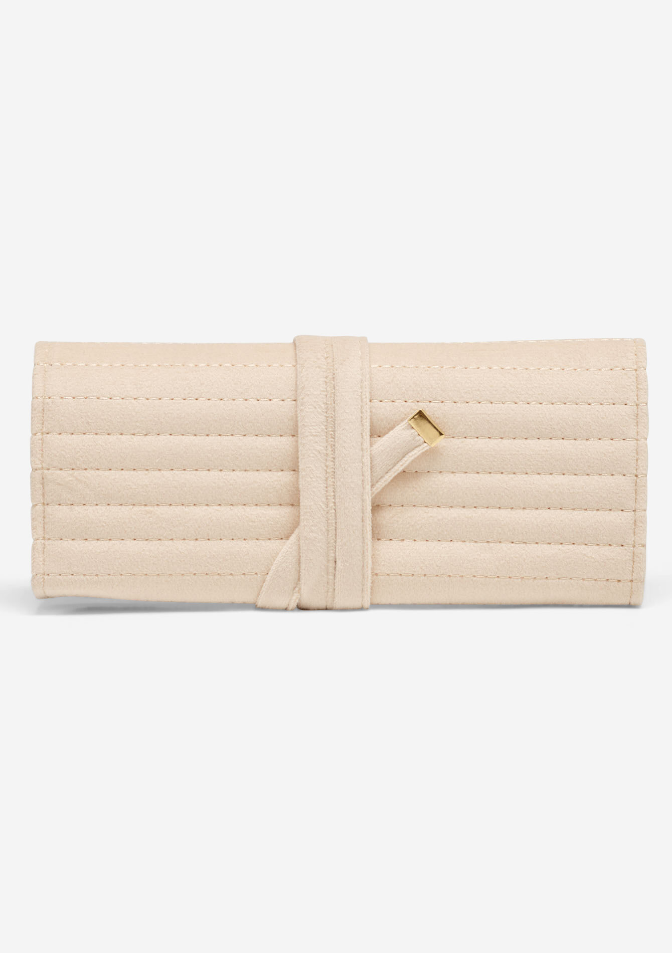 Fluwelen sieradenpouch - LT BEIGE - 14001943_2527