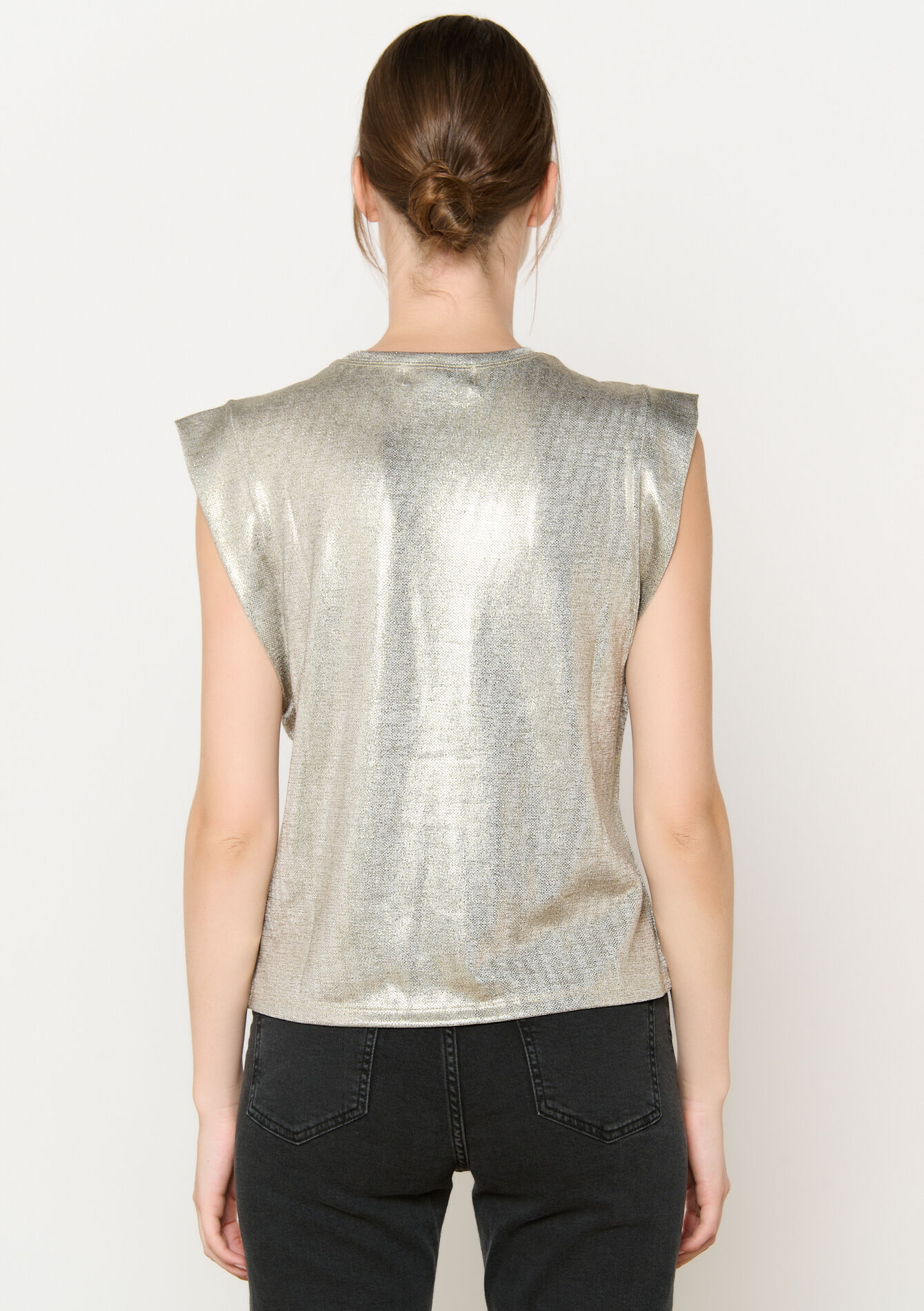 Metallic top, Metallic top - GOLD - 02200460_1058