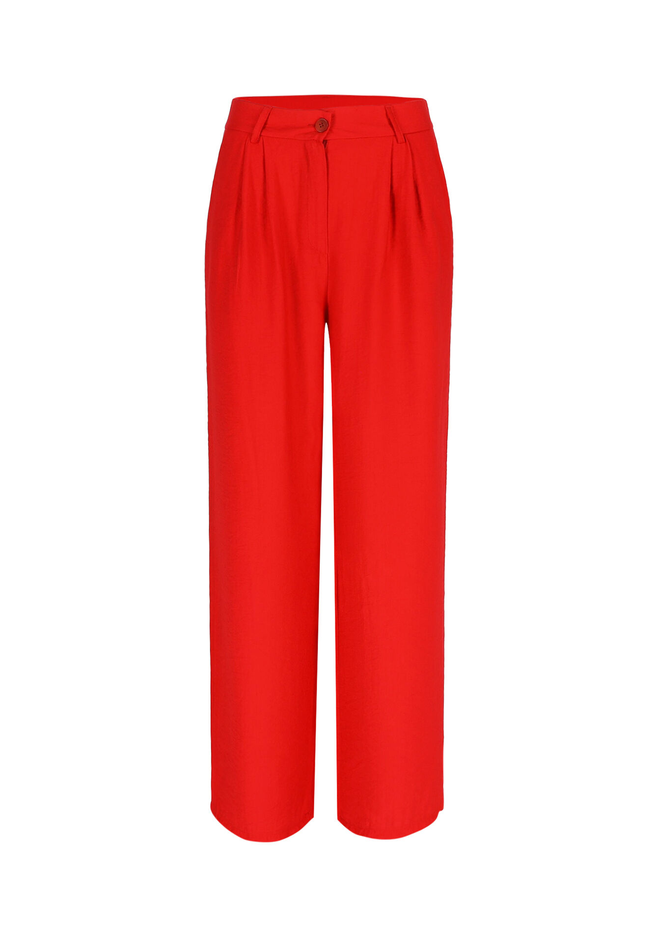 Vloeiende geklede broek - RED LOLLIPOP - 06100706_5301