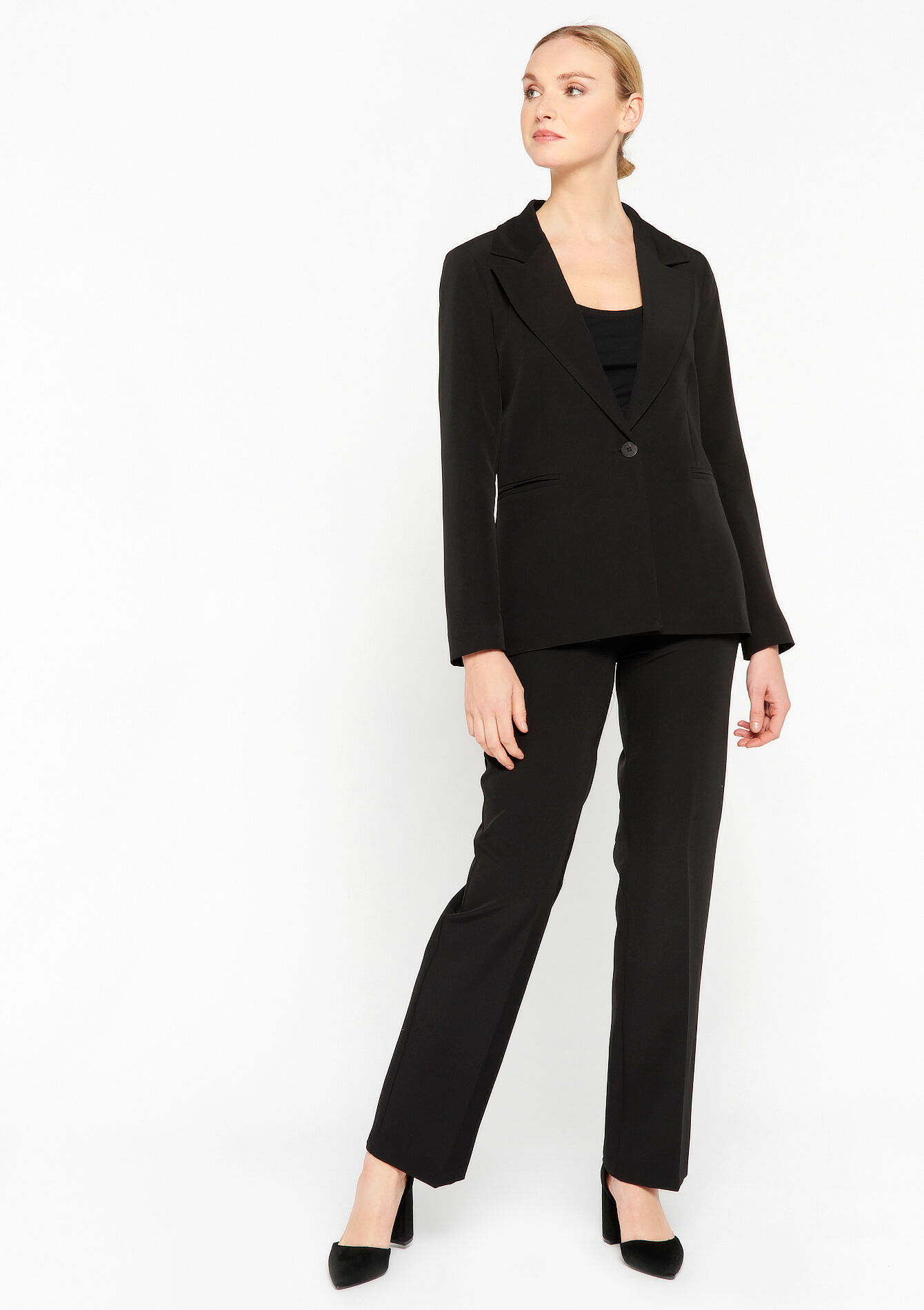 Suiting blazer, Suiting blazer - BLACK - 09100749_1119