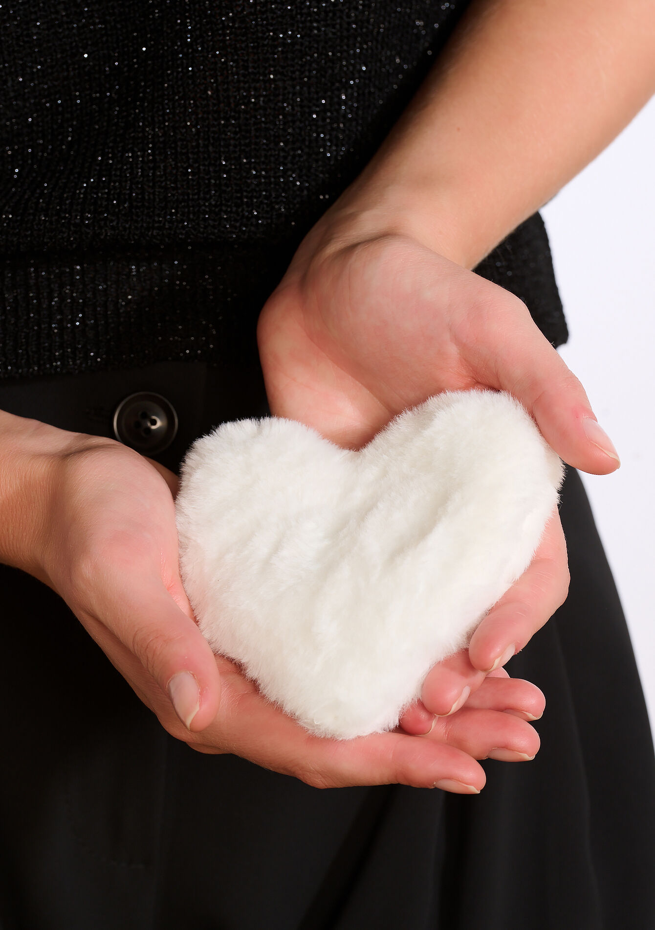 Hartvormige handverwarmer - VANILLA WHITE - 17002261_1013