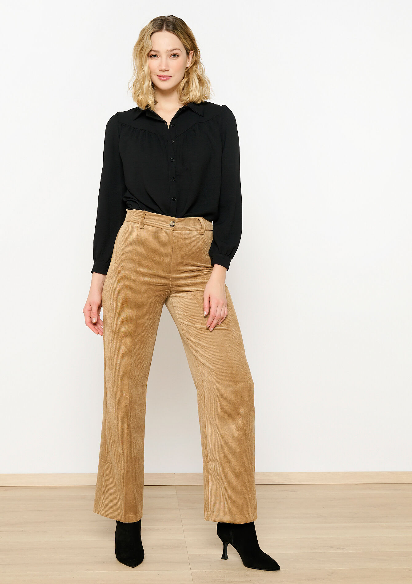 Corduroy broek, Corduroy broek - BEIGE SAND - 06100589_1940