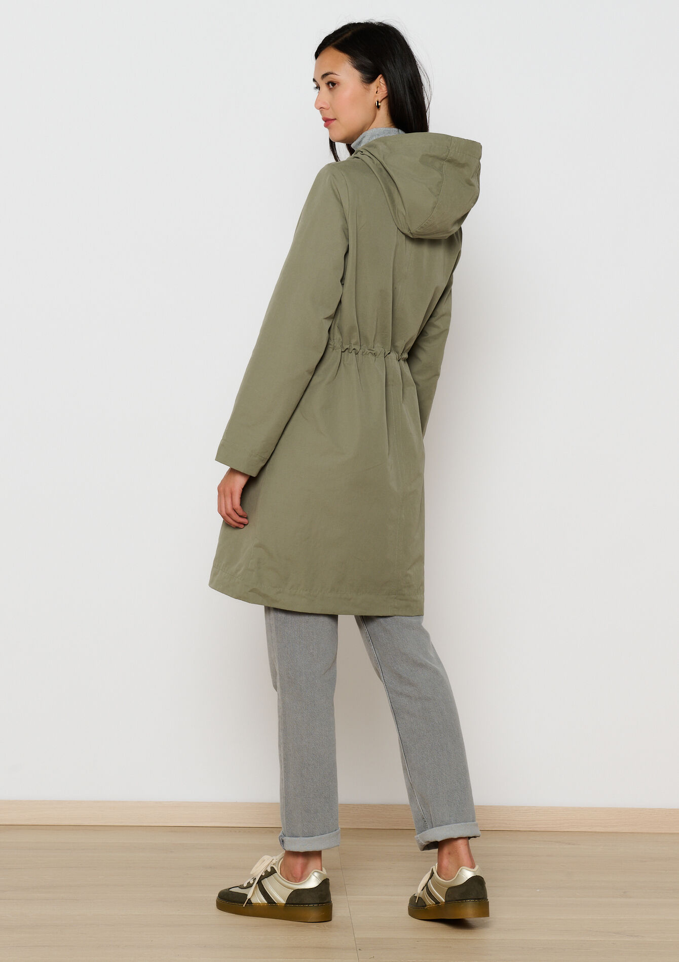Lange parka, Lange parka - KHAKI FADED - 23000696_4326