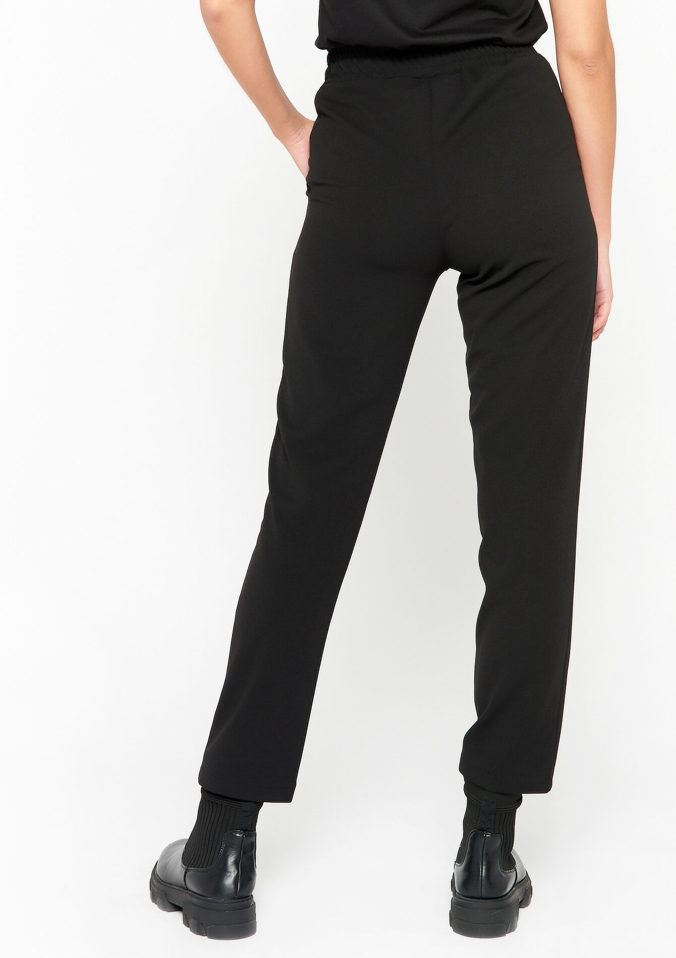 Pantalon paper bag, Pantalon paper bag - BLACK - 1067385