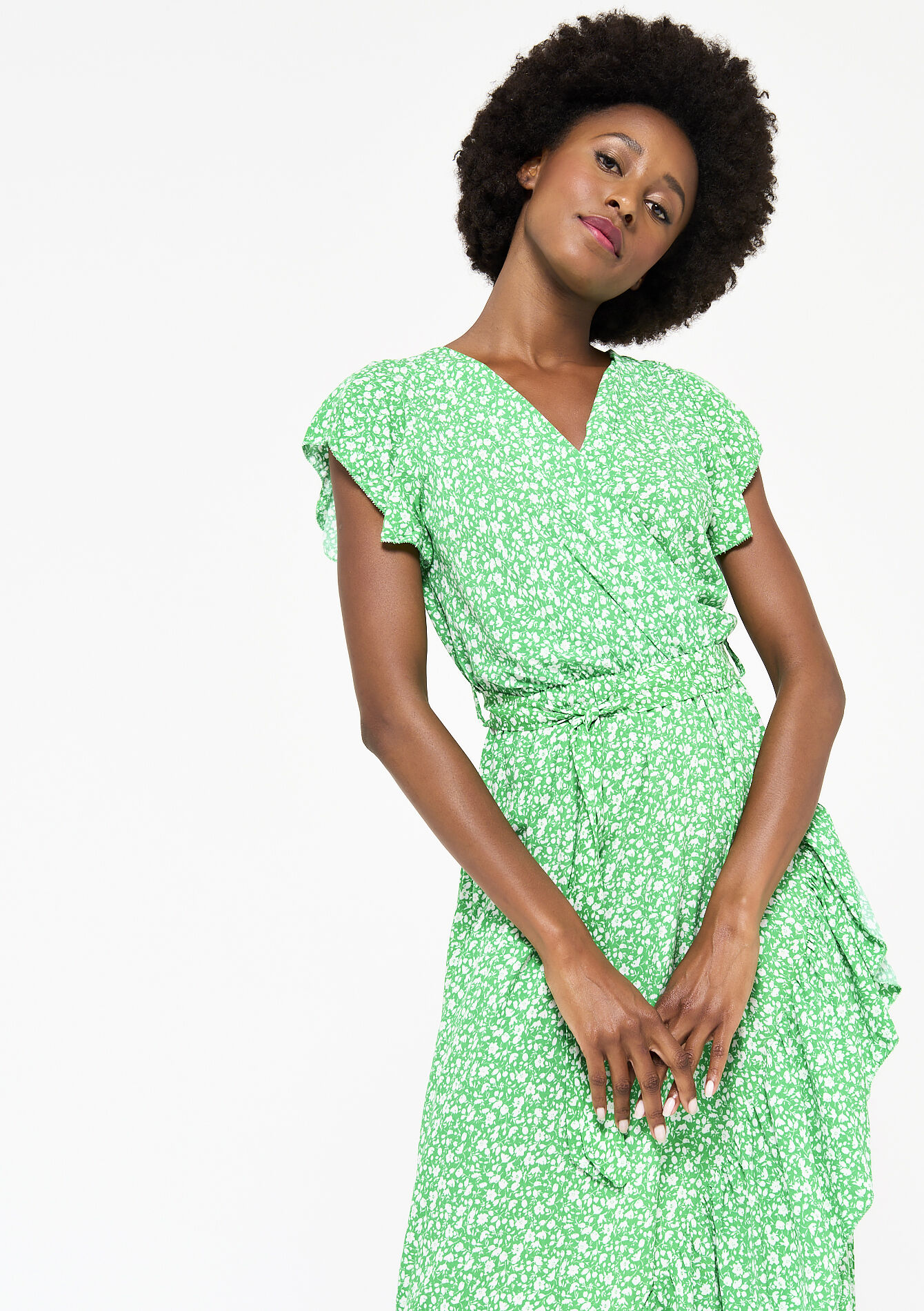 robe cache coeur a fleur