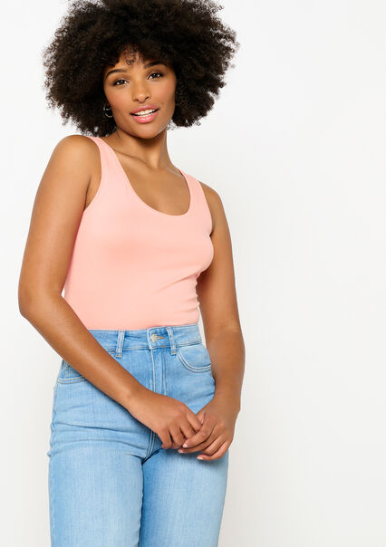 Basic top - CORAL BRIGHT - 02200379_2007