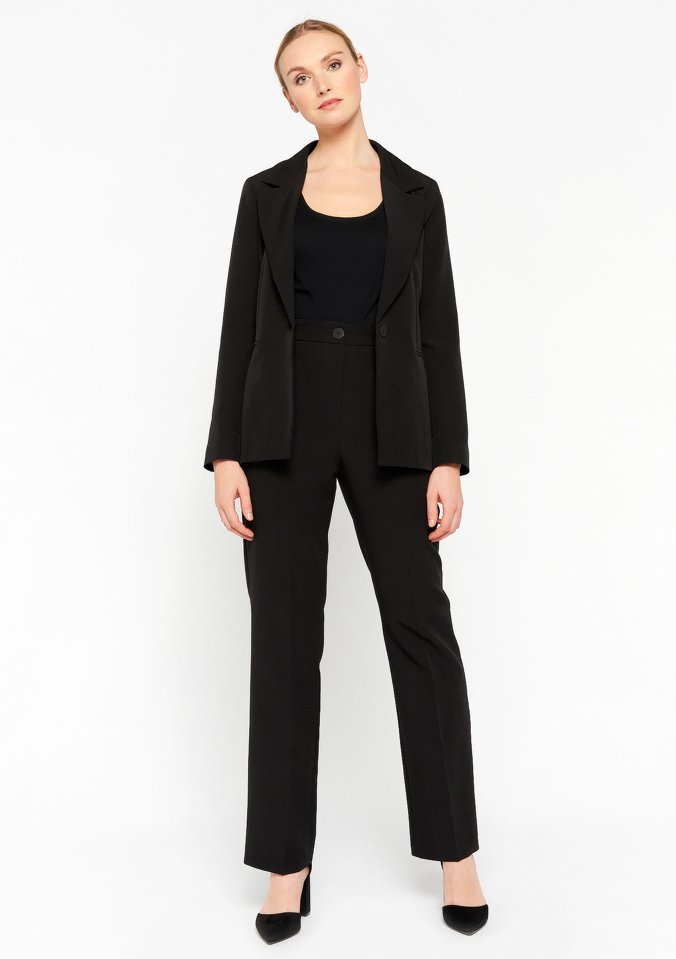 Pantalon de tailleur, Pantalon de tailleur - BLACK - 06100505