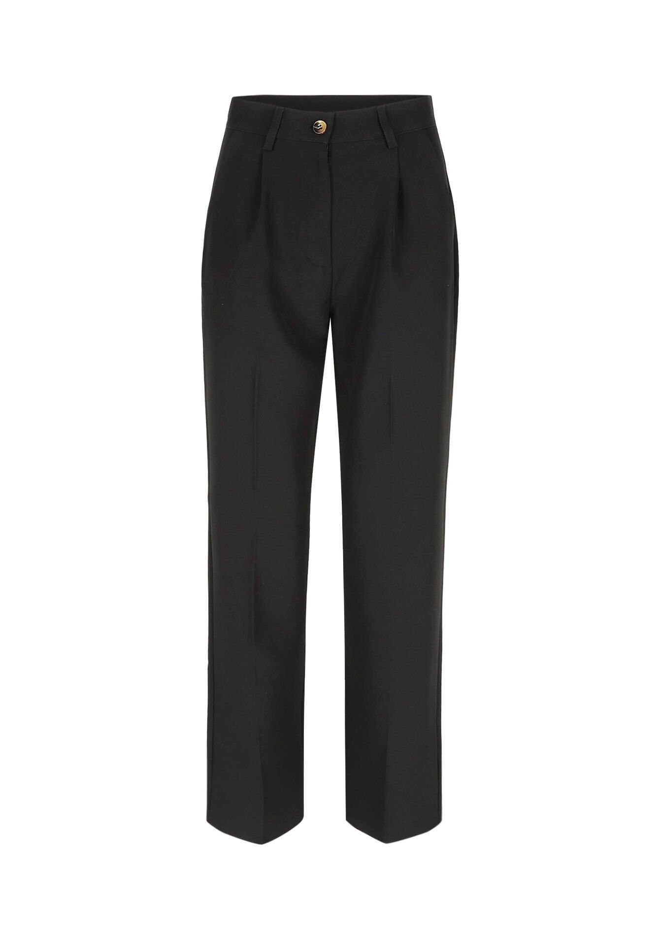Rechte elegante broek, Rechte elegante broek - BLACK - 06100737_1119
