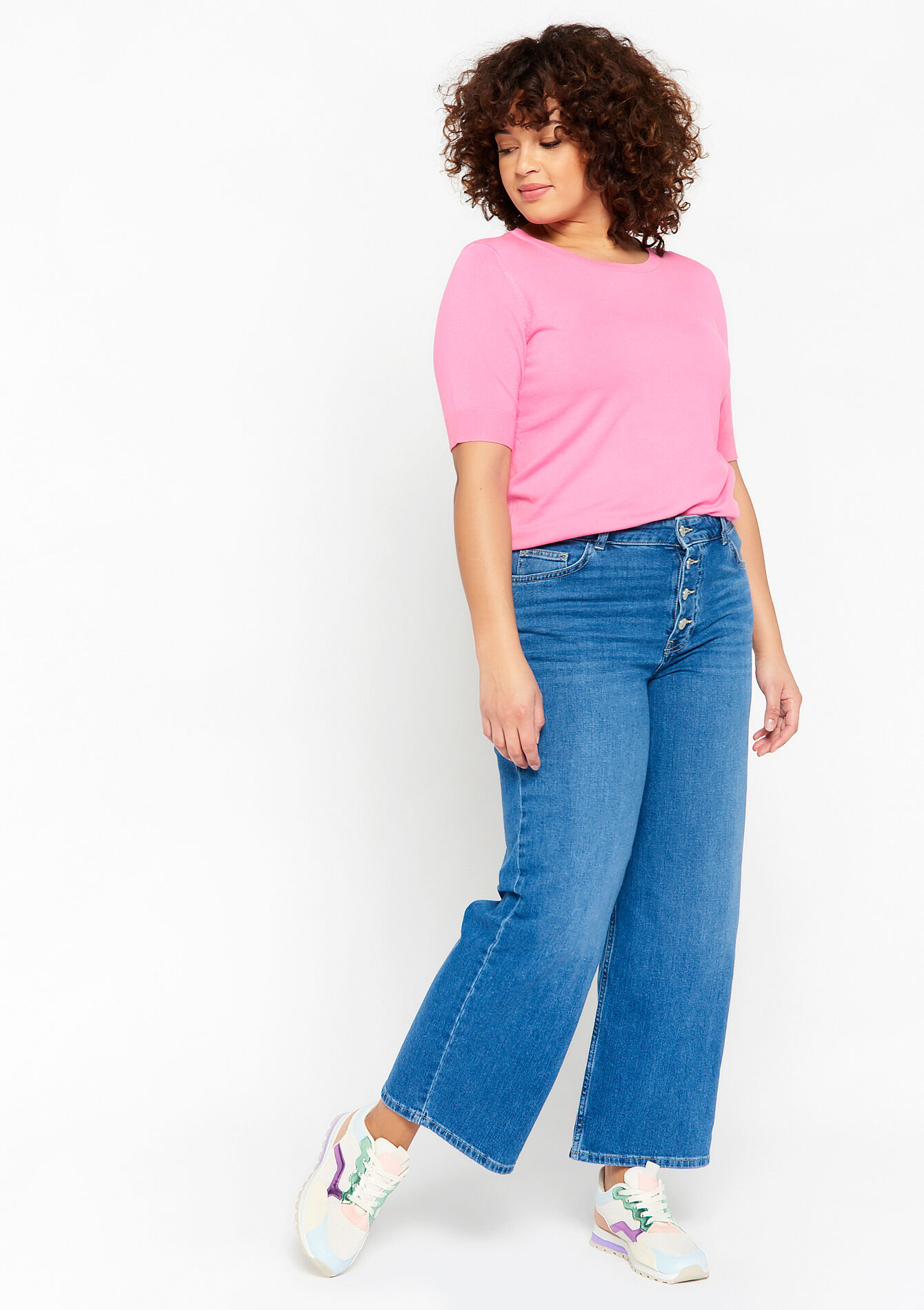 Trui met korte mouwen, Trui met korte mouwen - PINK BUBBLEGUM - 04005930_1477