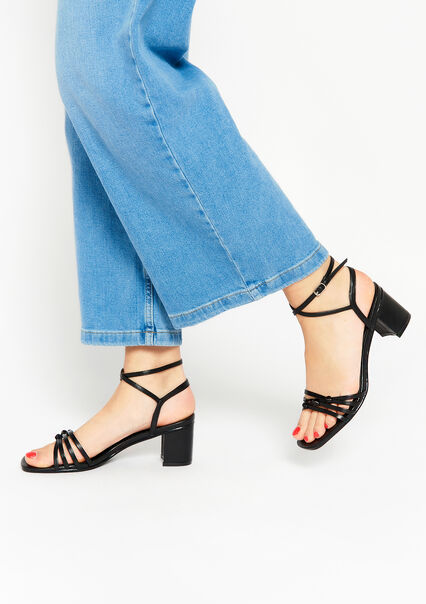 Sandals with heel - BLACK - 13000691_1119