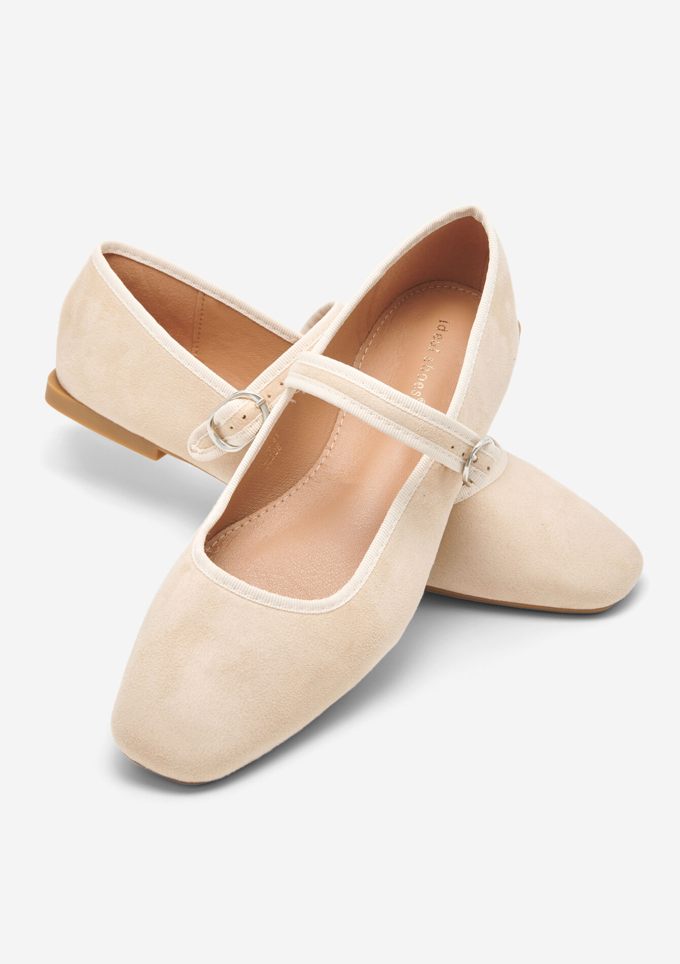 Ballerines effet suédine, Ballerines effet suédine, , hi-res