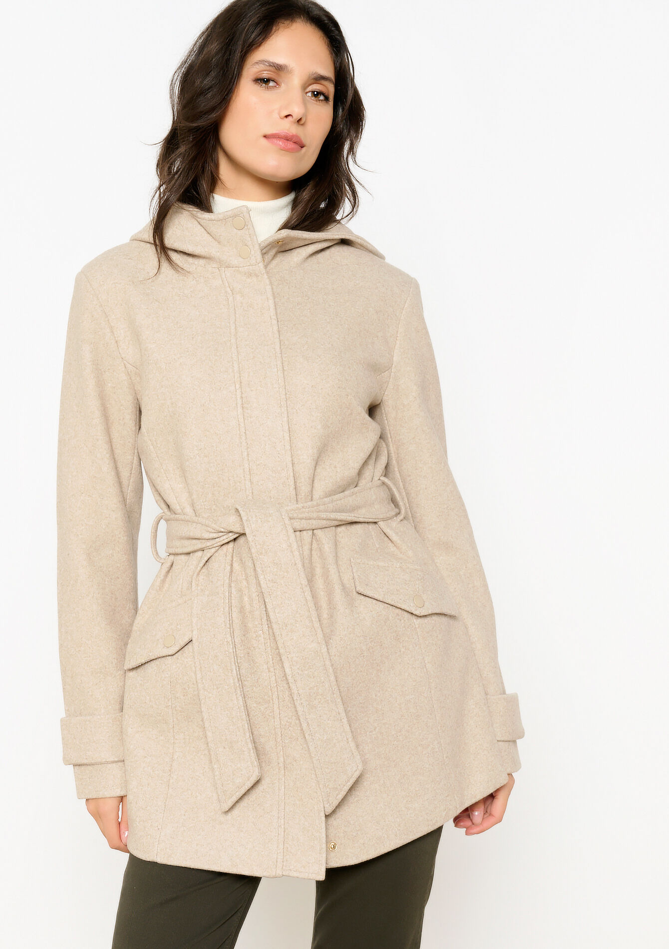 Duffle coat with belt, Duffle coat with belt, , back