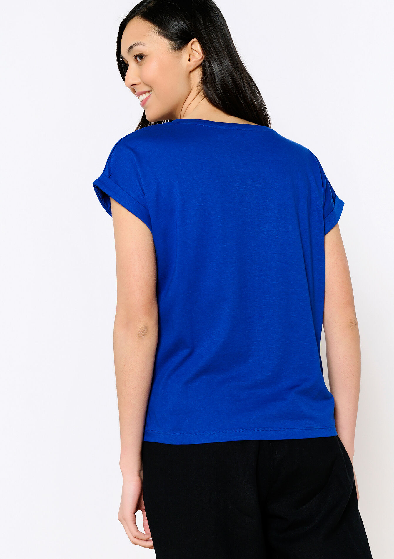 T-shirt basique, T-shirt basique - ELECTRIC BLUE - 02301493_1619