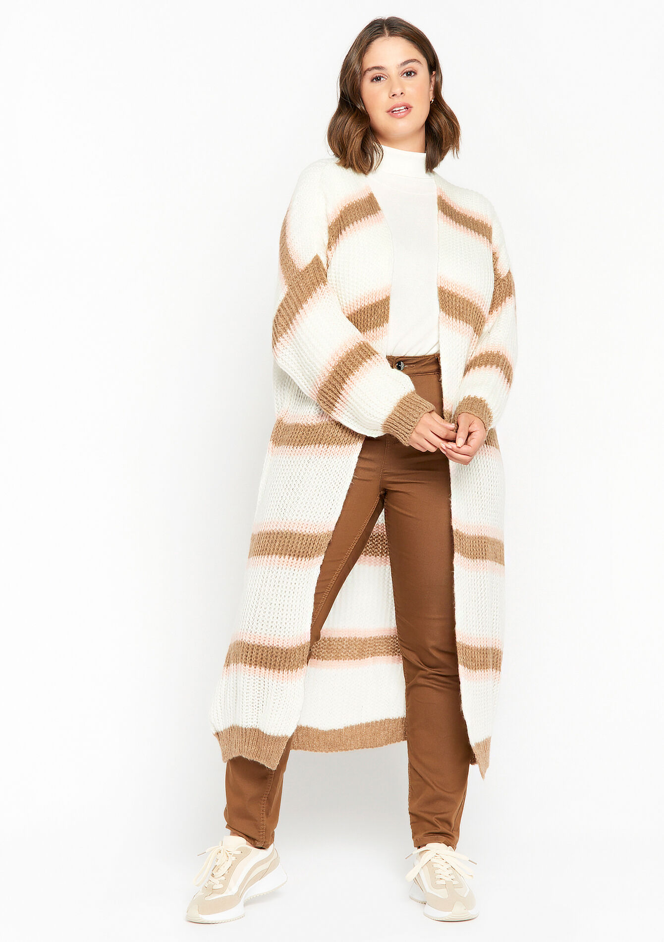 Long cardigan  - OFFWHITE - 04800276_1001