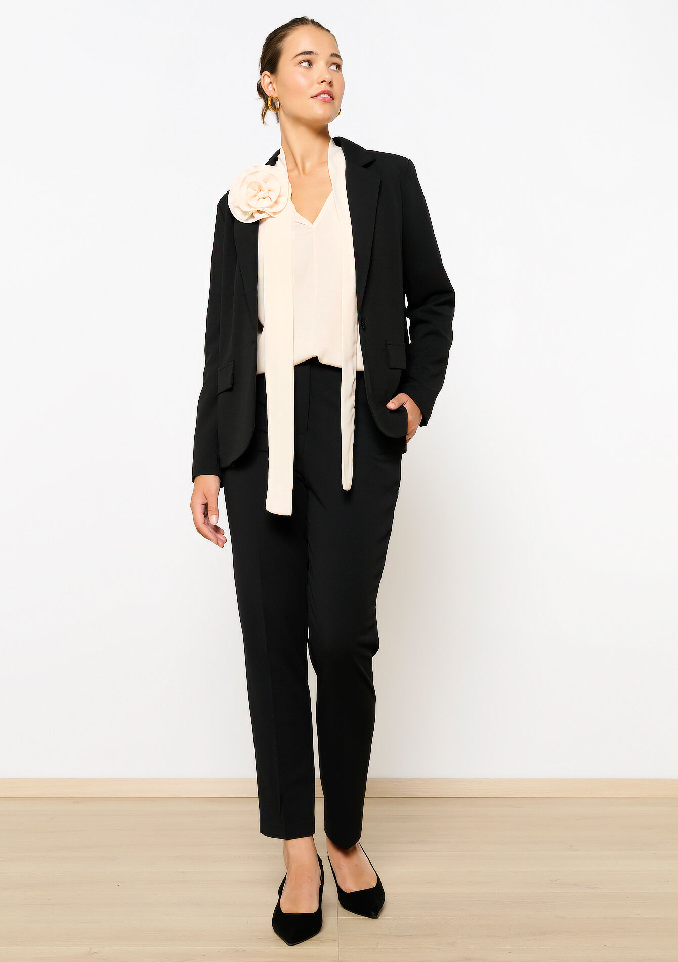 Klassieke blazer, Klassieke blazer - BLACK - 09100967_1119